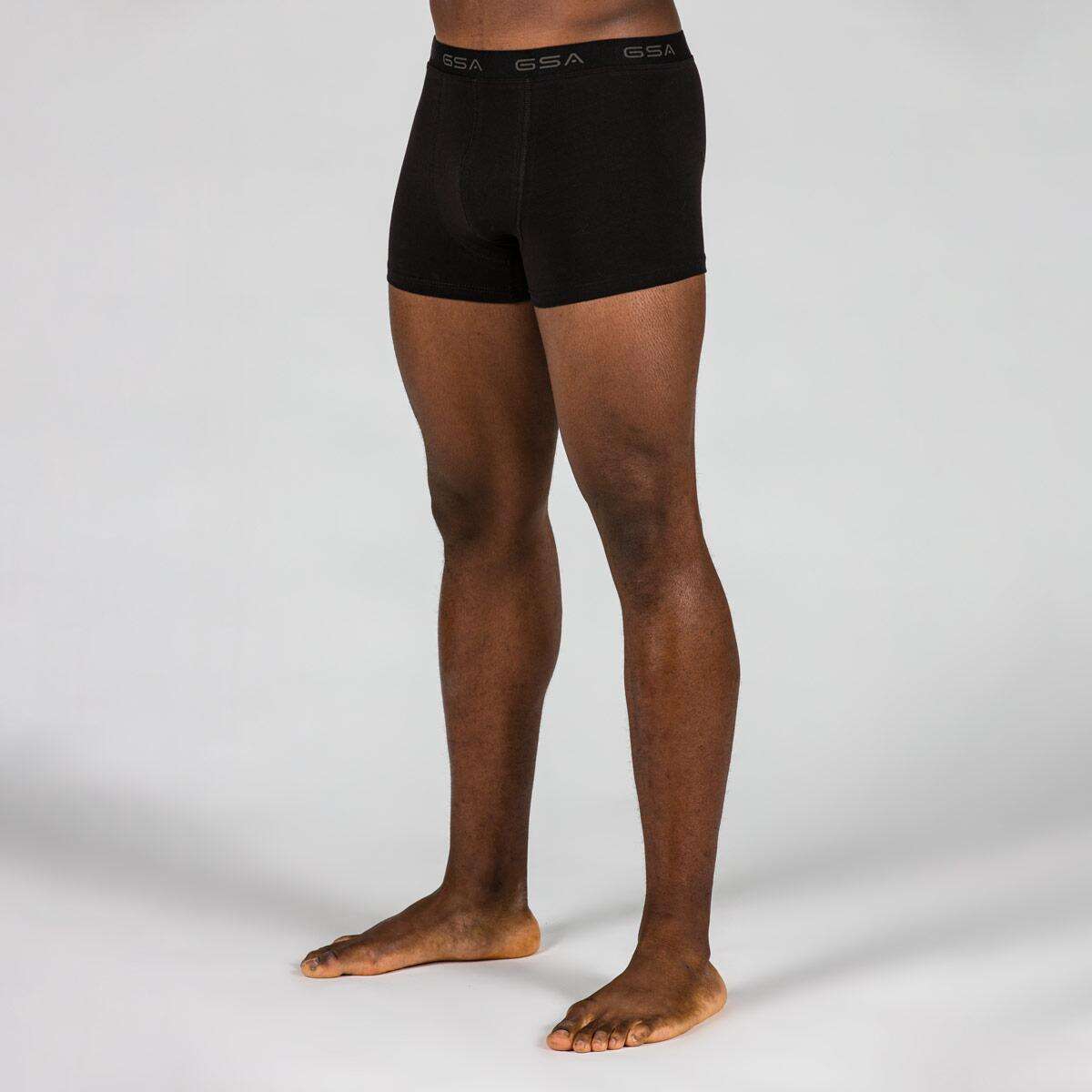GSA MEN΄S COTTON BOXER / 3Pack BLACK 171204-01