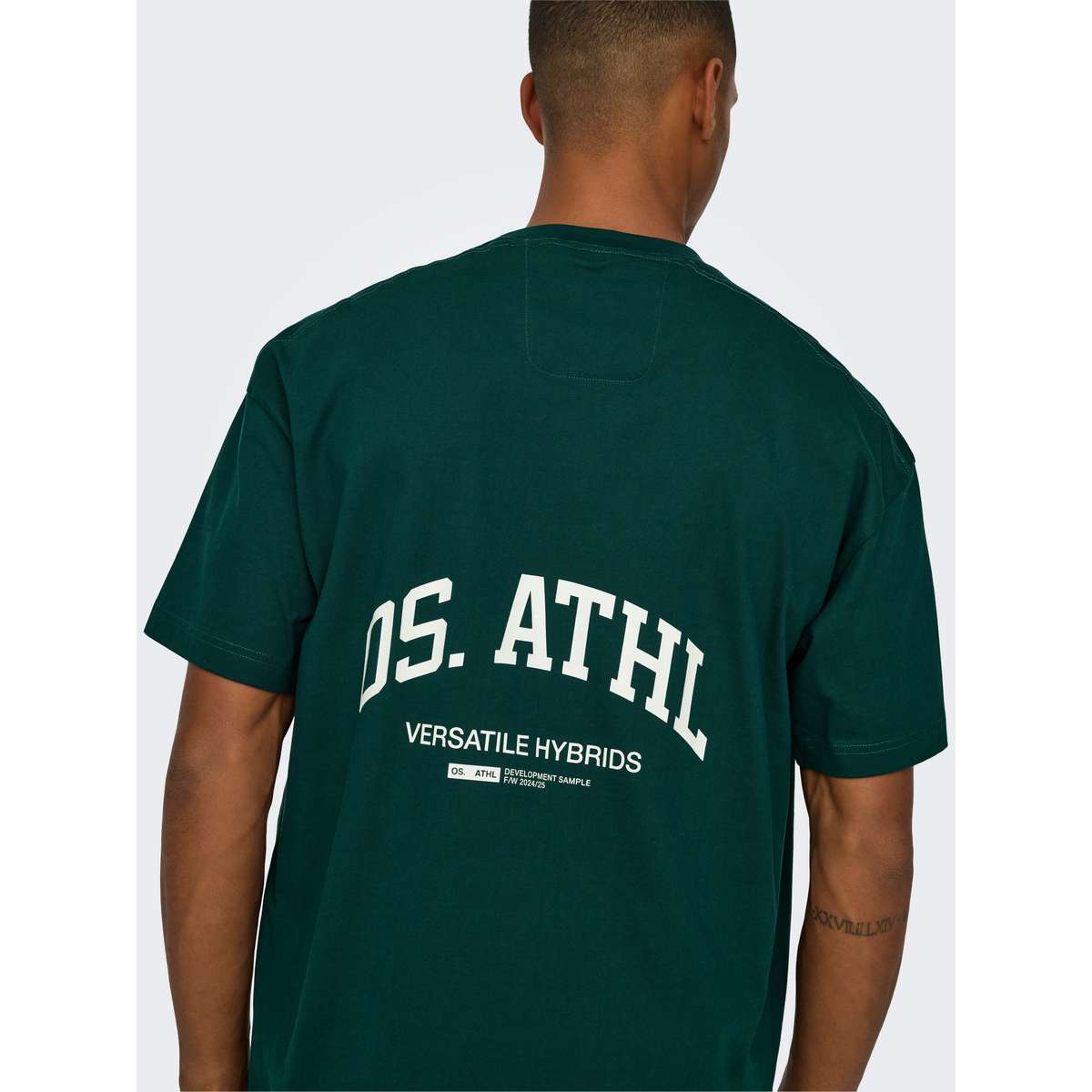  ONLY & SONS MEN΄S RELAXED FIT COTTON BLIGH ATHL T-SHIRT PONDEROSA PINE / GREEN