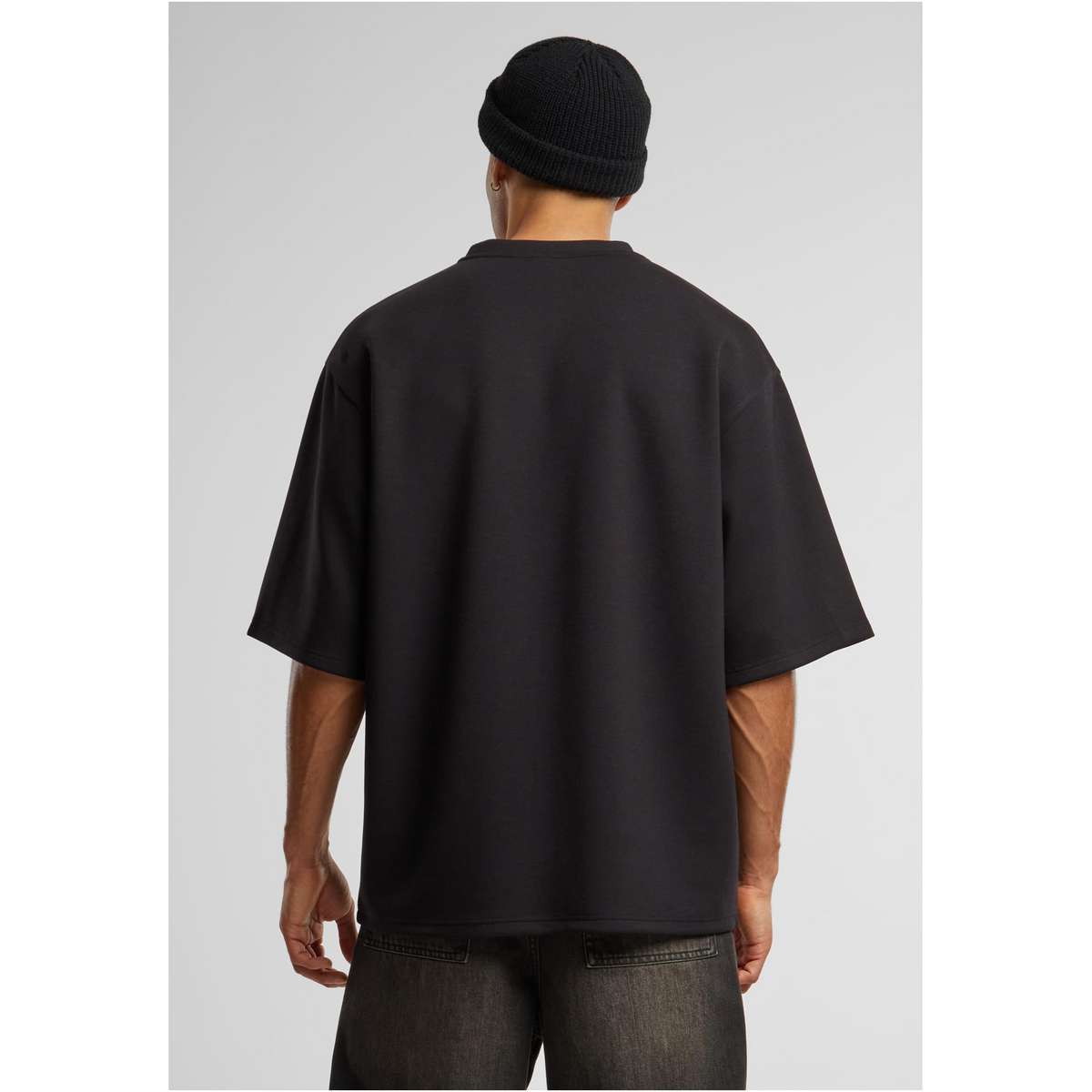 URBAN CLASSICS MEN΄S OVERSIZE FIT SCUBA T-SHIRT COTTON BLACK