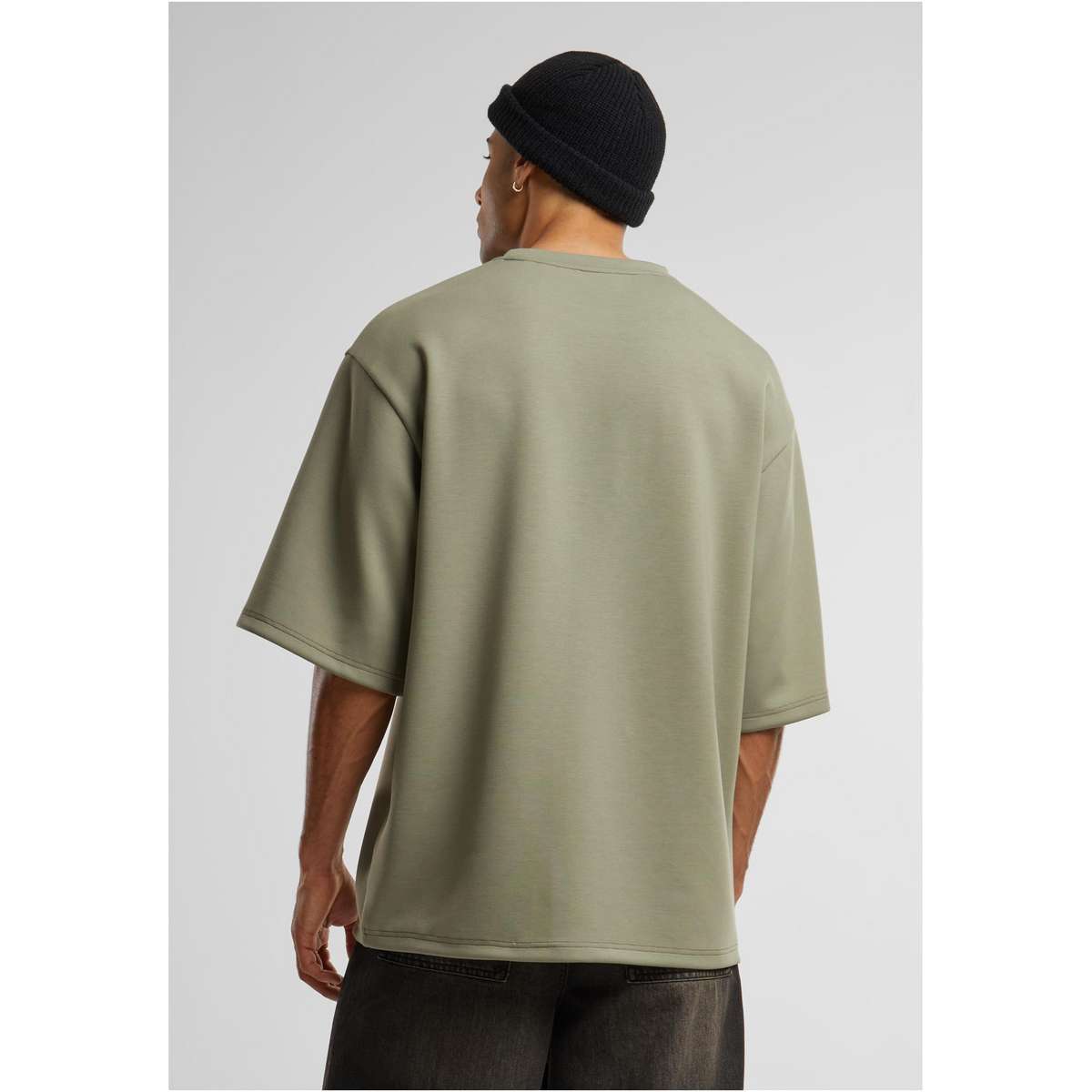 URBAN CLASSICS MEN΄S OVERSIZE FIT SCUBA T-SHIRT COTTON PALEGREEN