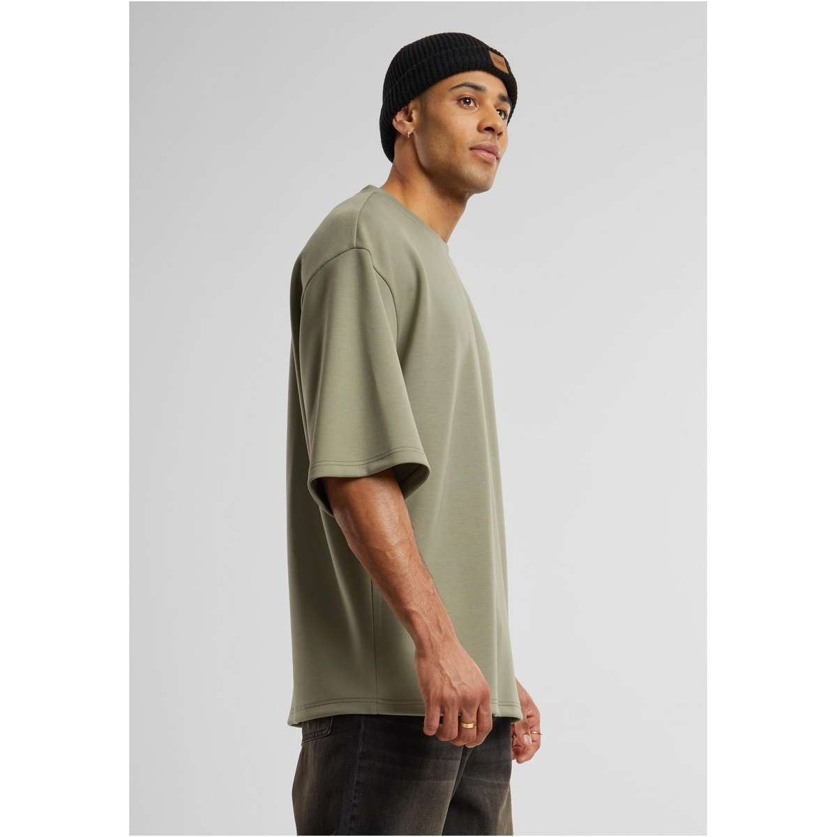 URBAN CLASSICS MEN΄S OVERSIZE FIT SCUBA T-SHIRT COTTON PALEGREEN