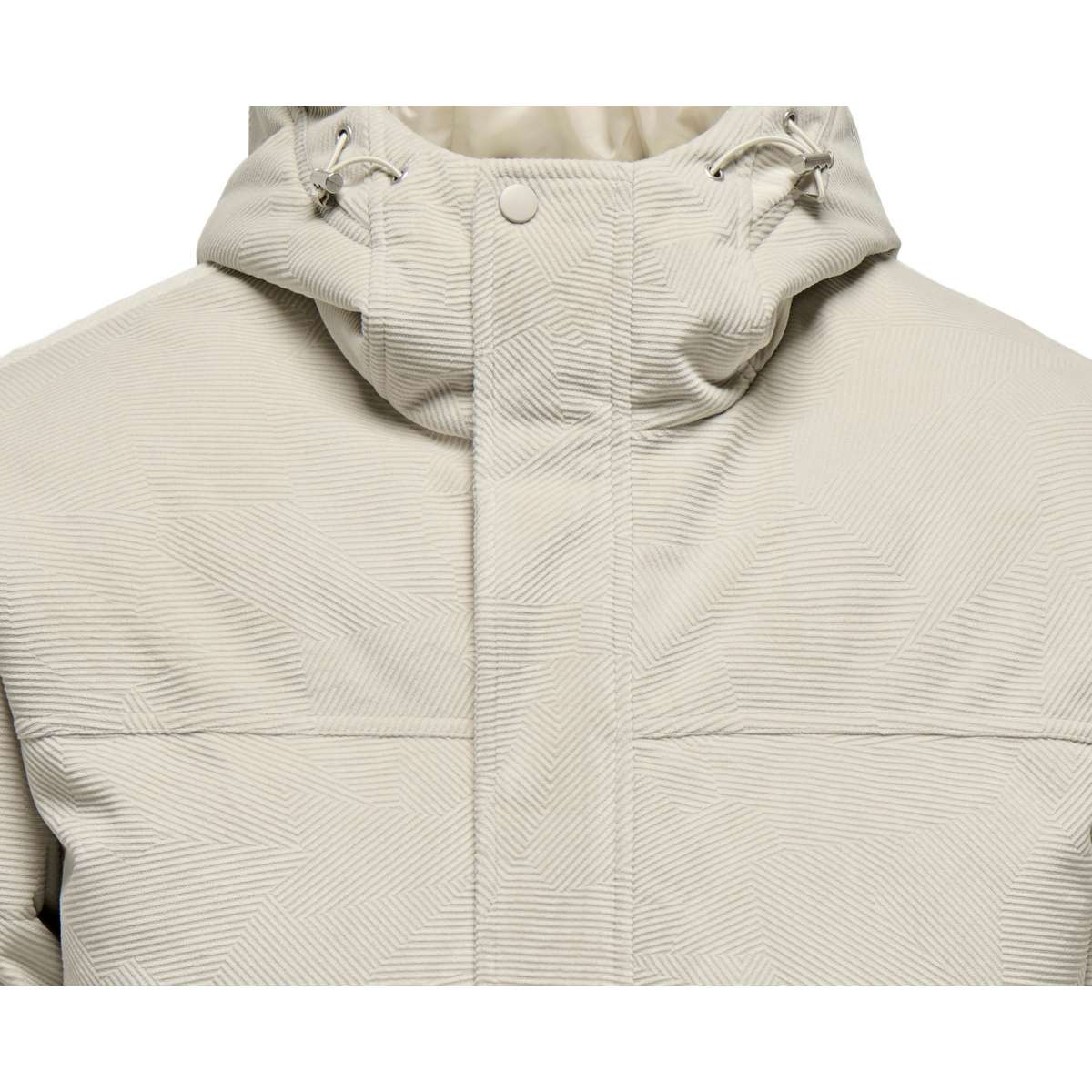 ONLY & SONS MEN΄S REGULAR FIT POLYESTER JETT STRUCTURE PUFFER JACKET GREY