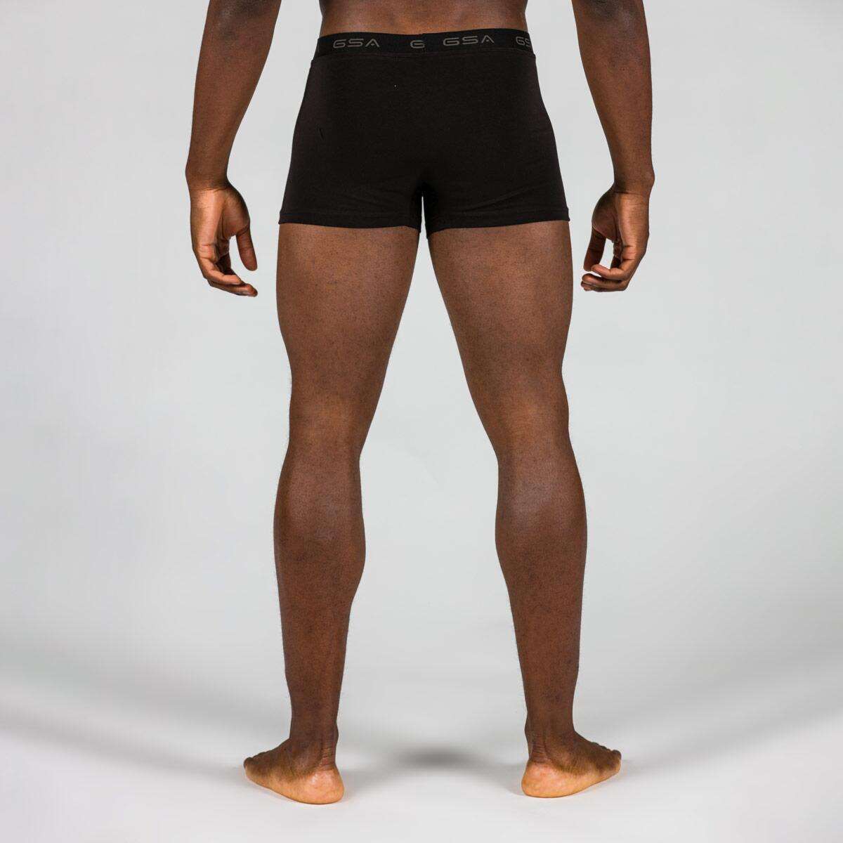 GSA MEN΄S COTTON BOXER / 3Pack BLACK / CHARCOAL / GREY 171204-06 - Μαύρο / Ανθρακί / Γκρι - L