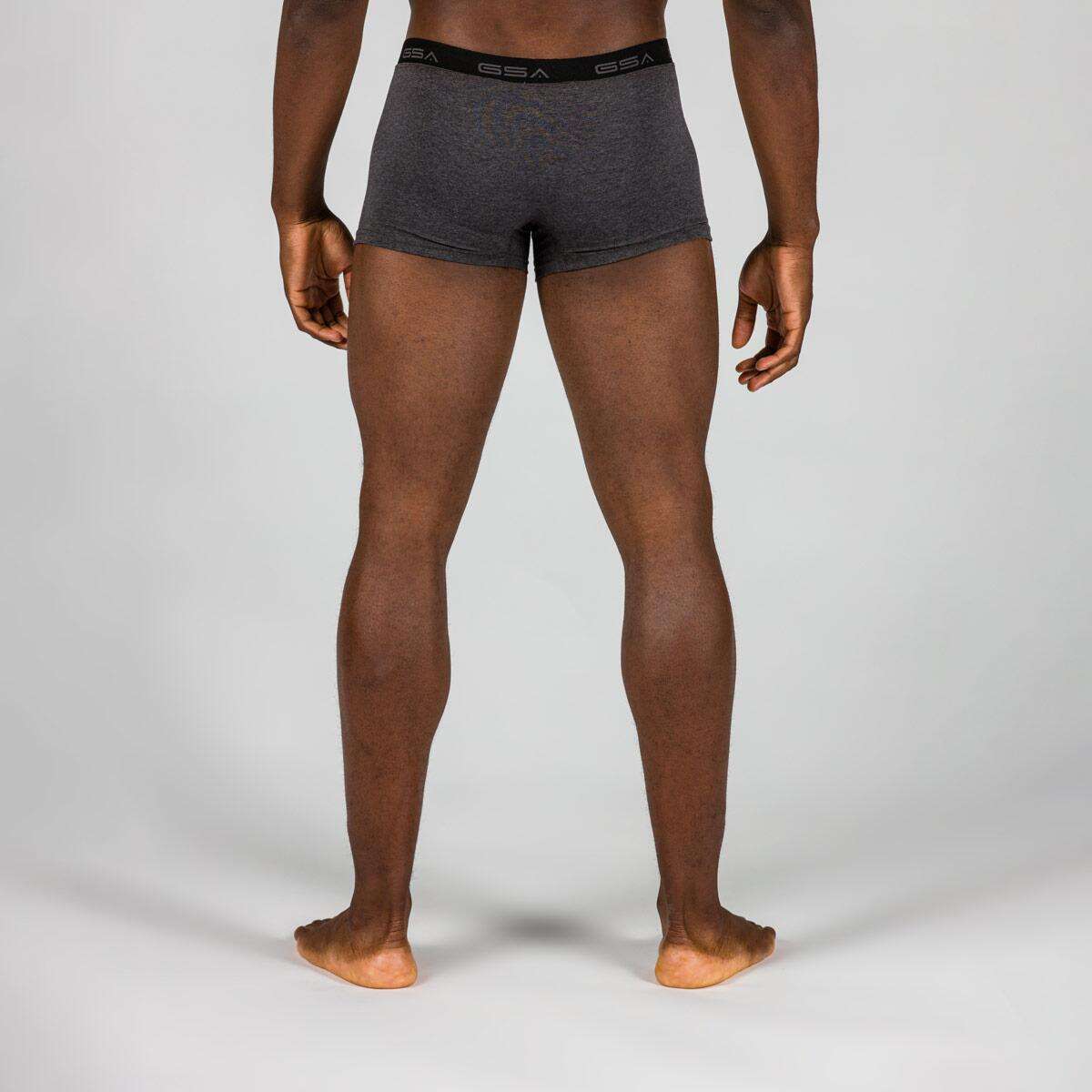 GSA MEN΄S COTTON BOXER / 3Pack BLACK / CHARCOAL / GREY 171204-06 - Μαύρο / Ανθρακί / Γκρι - L