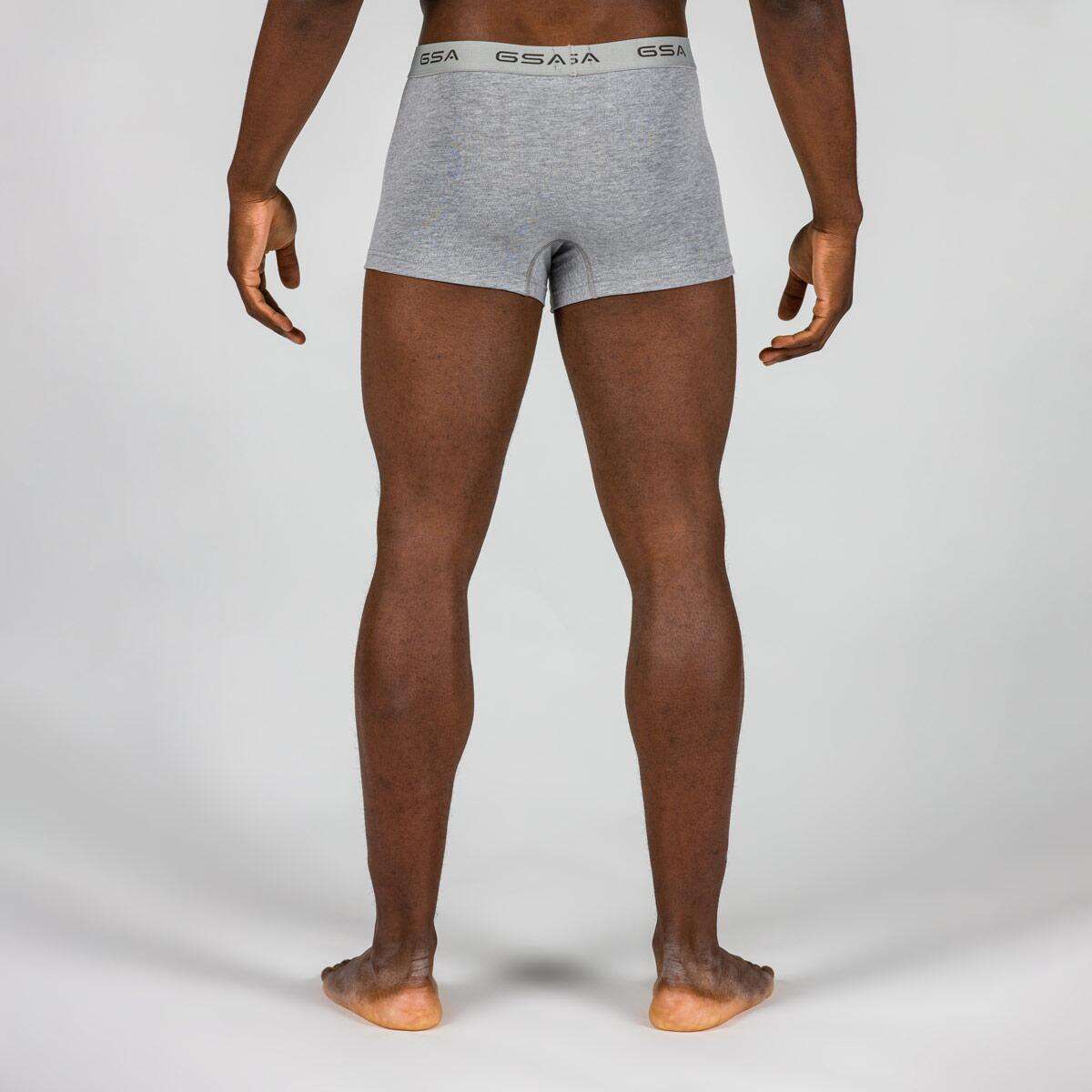 GSA MEN΄S COTTON BOXER / 3Pack BLACK / CHARCOAL / GREY 171204-06 - Μαύρο / Ανθρακί / Γκρι - L