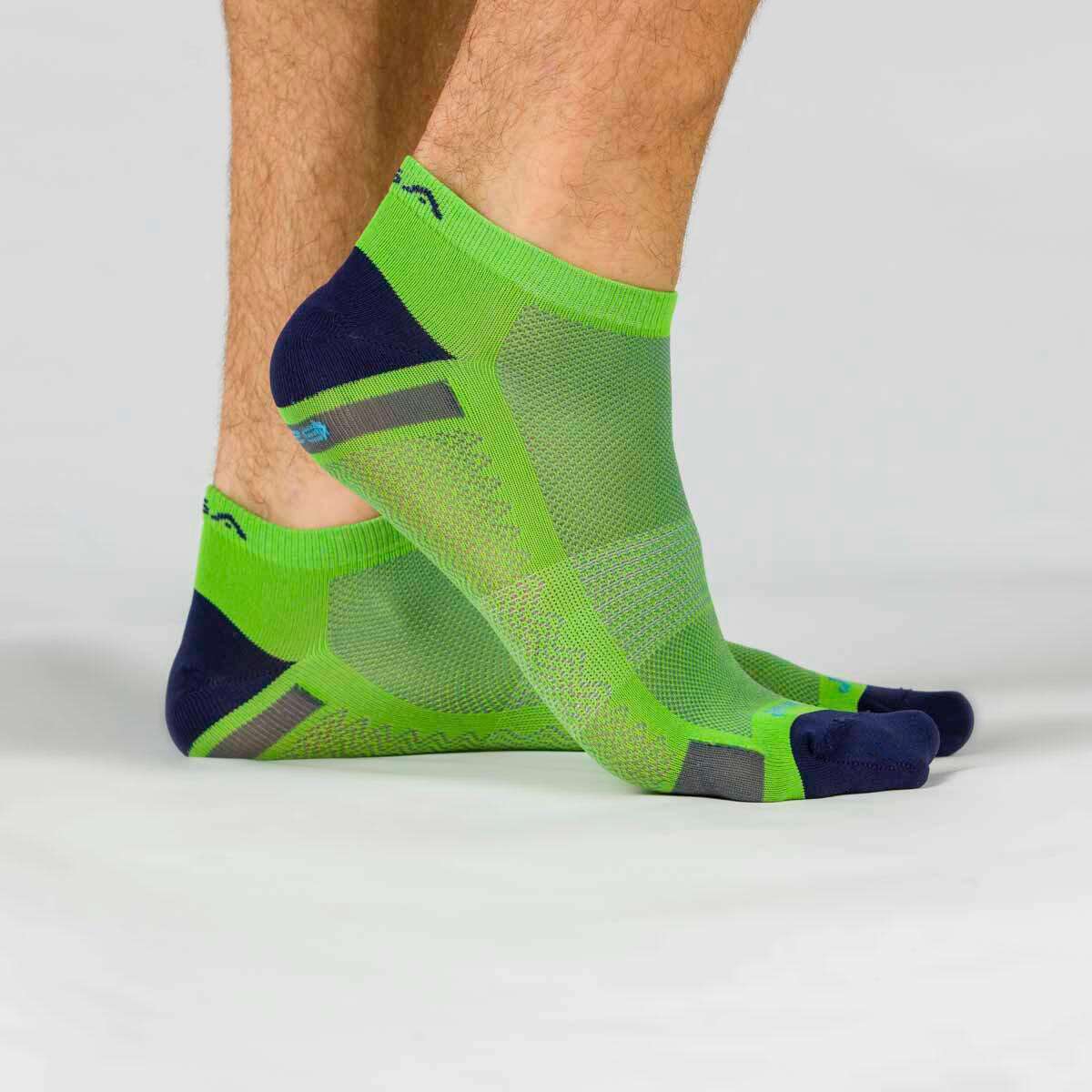 GSA MEN΄S HYDRO[+]620 ULTRALIGHT PERFORMANCE ATHLETIC SOCKS 3PACK BLUE-GREEN-BLUE - Μπλε-Πράσινο-Μπλε- 43-46