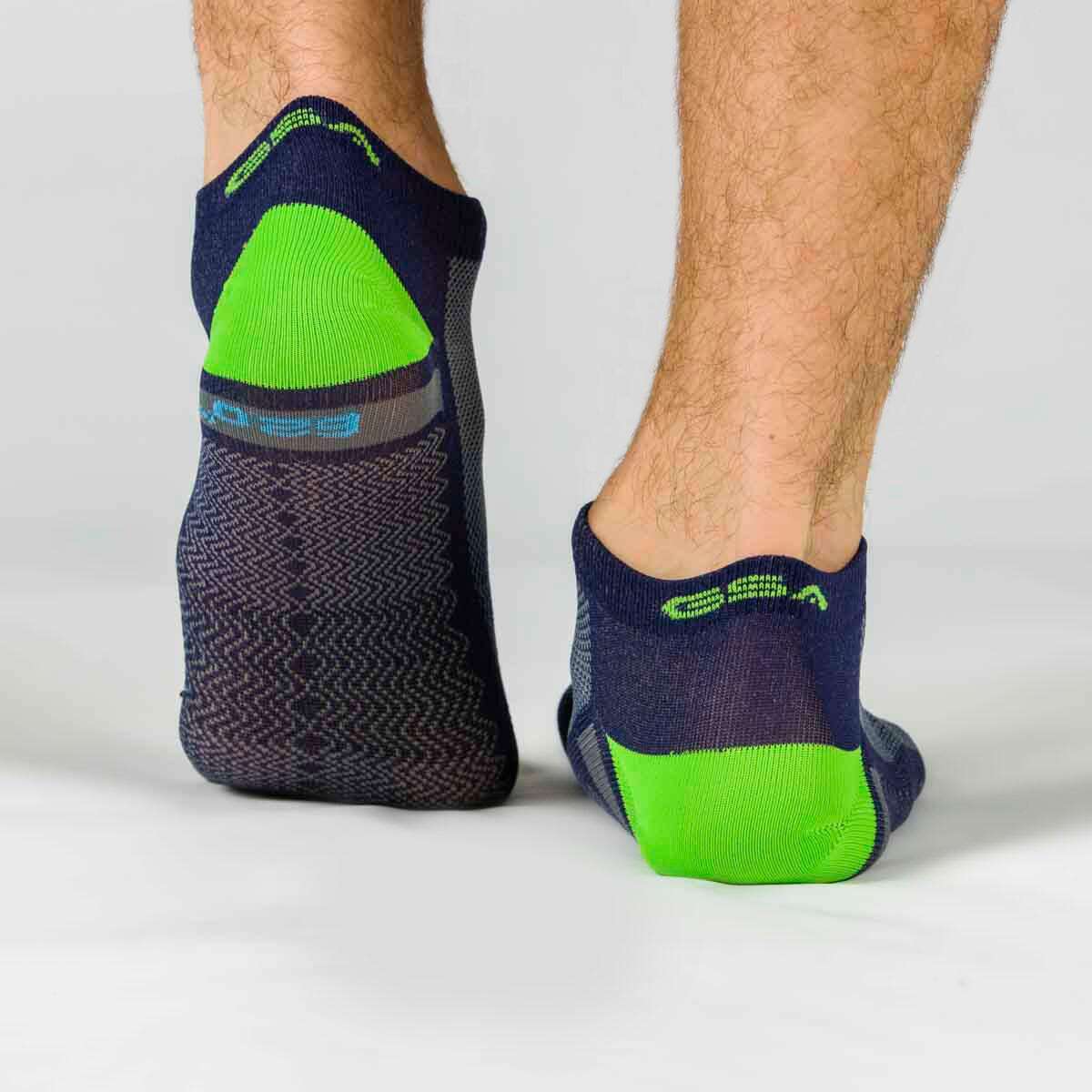 GSA MEN΄S HYDRO[+]620 ULTRALIGHT PERFORMANCE ATHLETIC SOCKS 3PACK BLUE-GREEN-BLUE - Μπλε-Πράσινο-Μπλε- 43-46