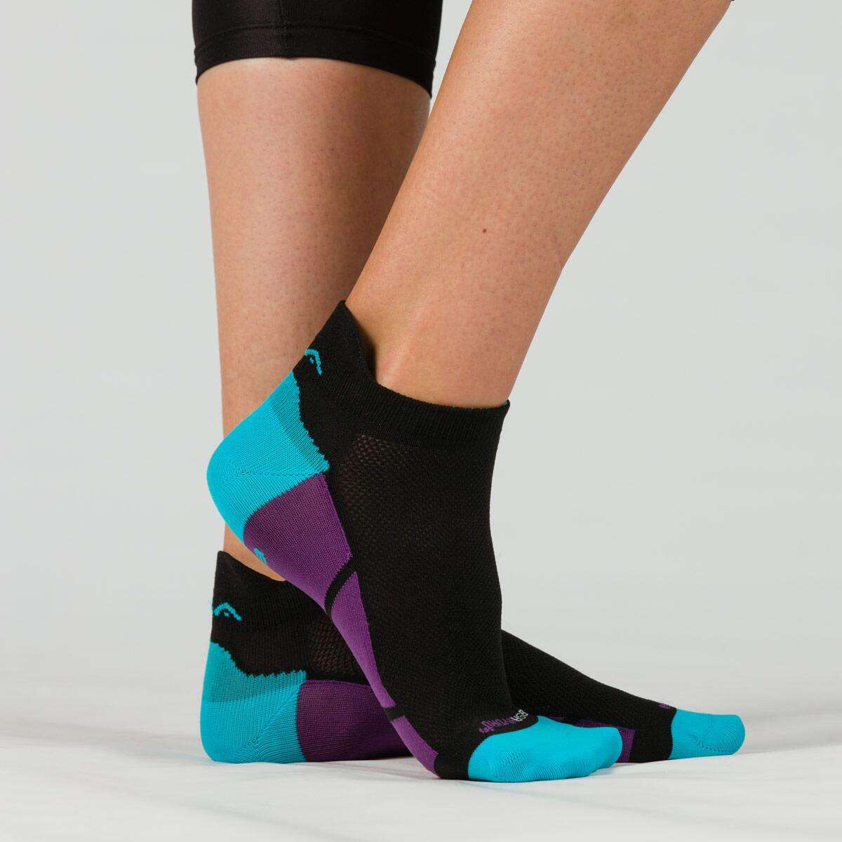 GSA WOMEN΄S HYDRO[+]676 SPORTS SOCKS 3Pack Black-Fuchsia-Yellow-Blue