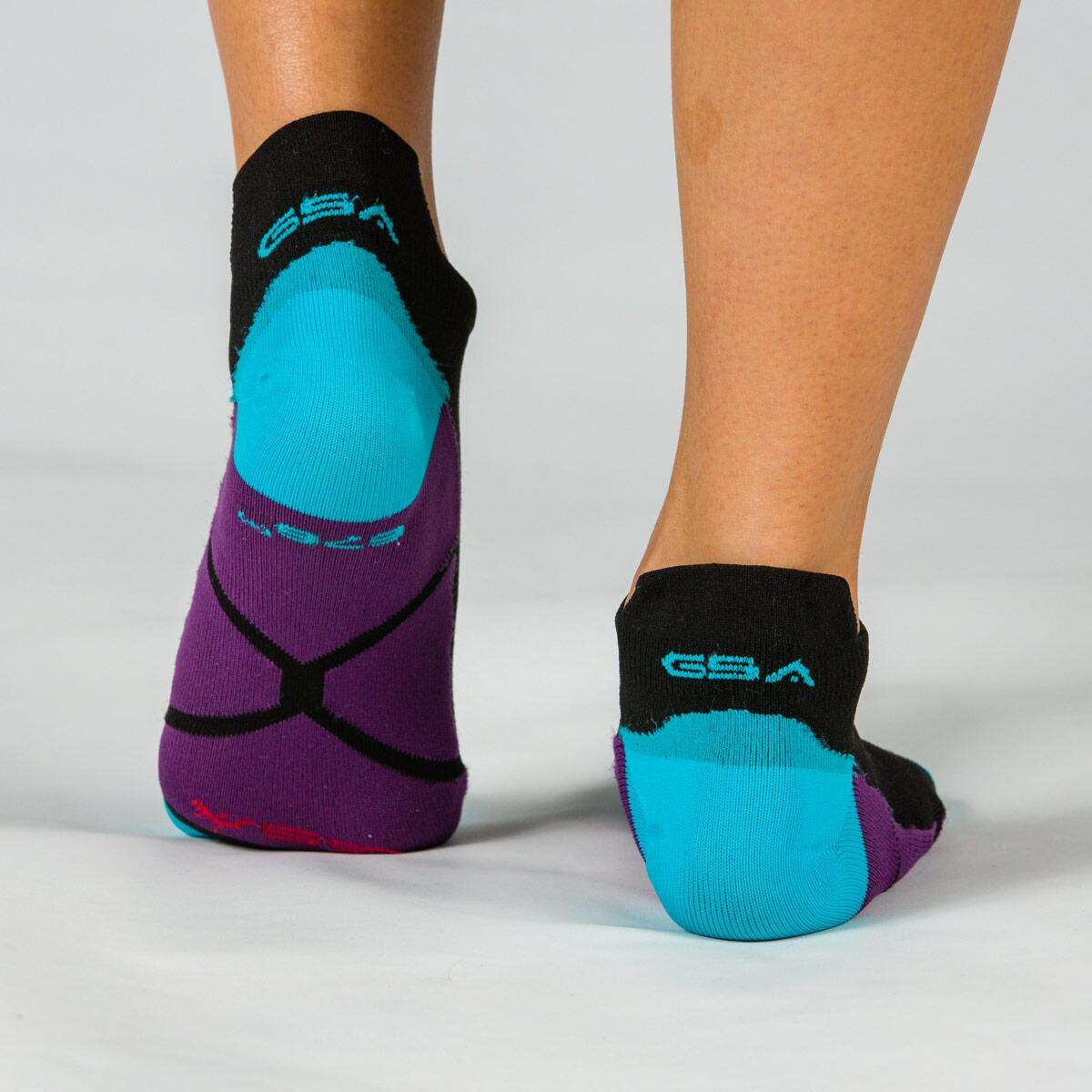 GSA WOMEN΄S HYDRO[+]676 SPORTS SOCKS 3Pack Black-Fuchsia-Yellow-Blue