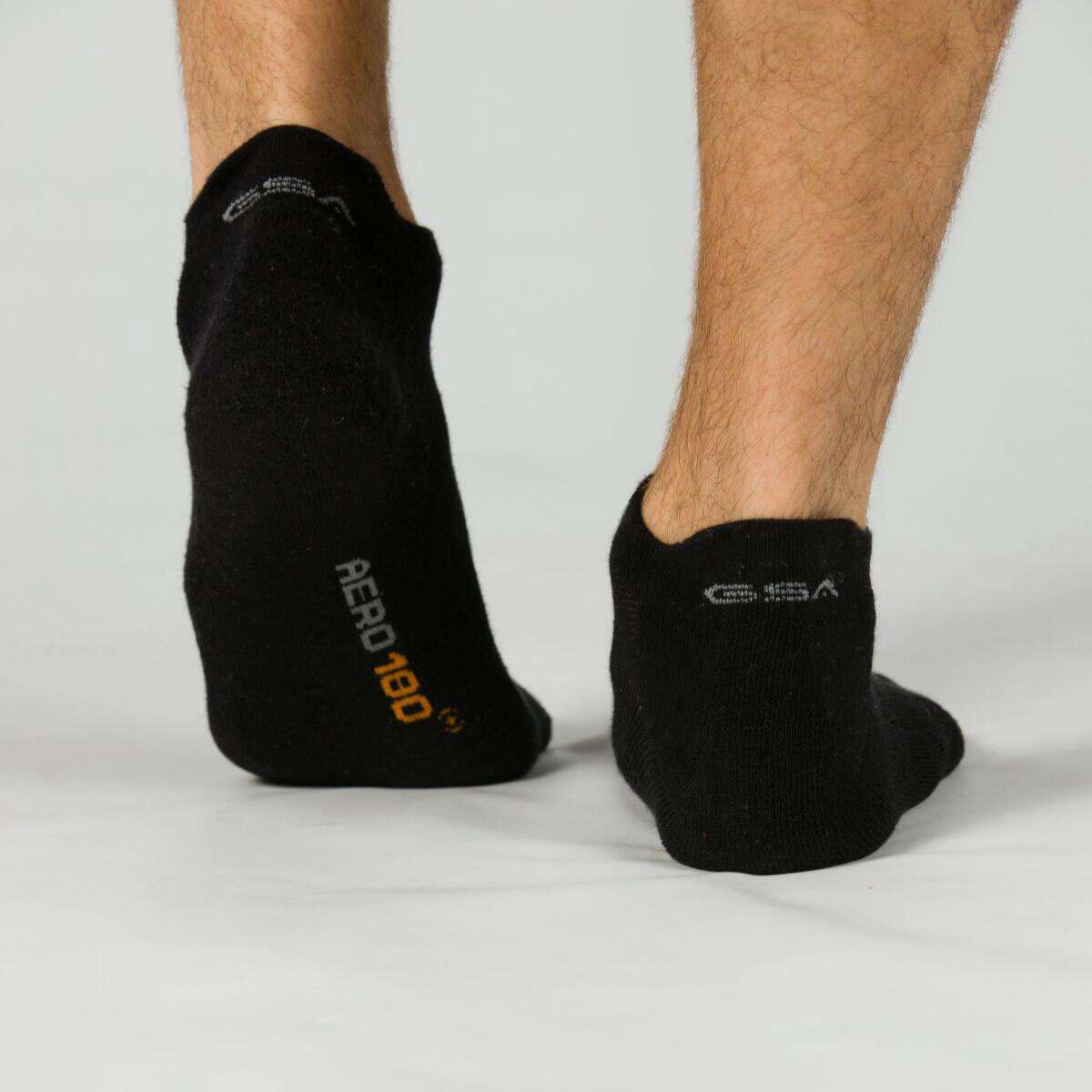 GSA MEN΄S ORGANICPLUS [+] 180 Extra Cushioned Low Cut Athletic Socks / 3Pack Black