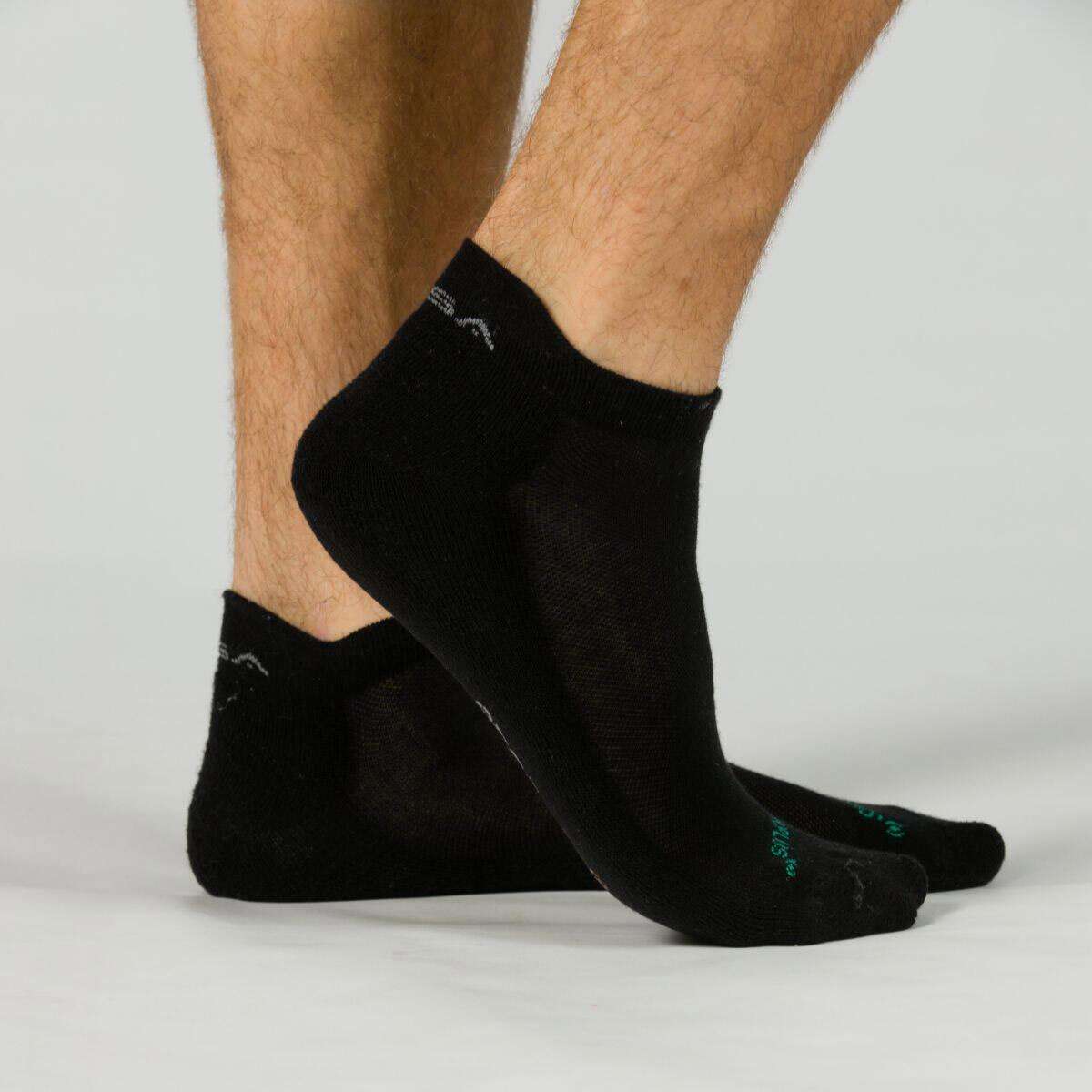 GSA MEN΄S ORGANICPLUS [+] 180 Extra Cushioned Low Cut Athletic Socks / 3Pack Black