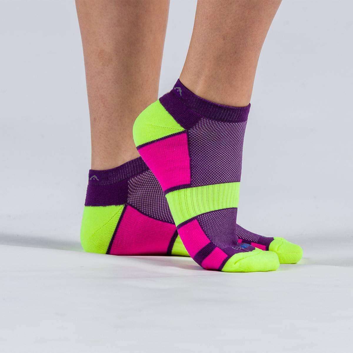 GSA WOMEN΄S HYDRO + 694 Performance Sports Socks 3Pack Green-Fuchsia-Purple