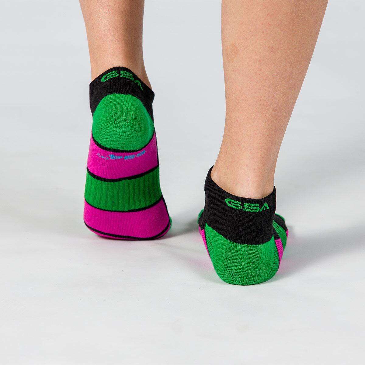 GSA WOMEN΄S HYDRO[+]694 Performance Sports Socks 3Pack MULTICOLOR - Μαύρο-Πράσινο-Φούξια-Μωβ - 36-41