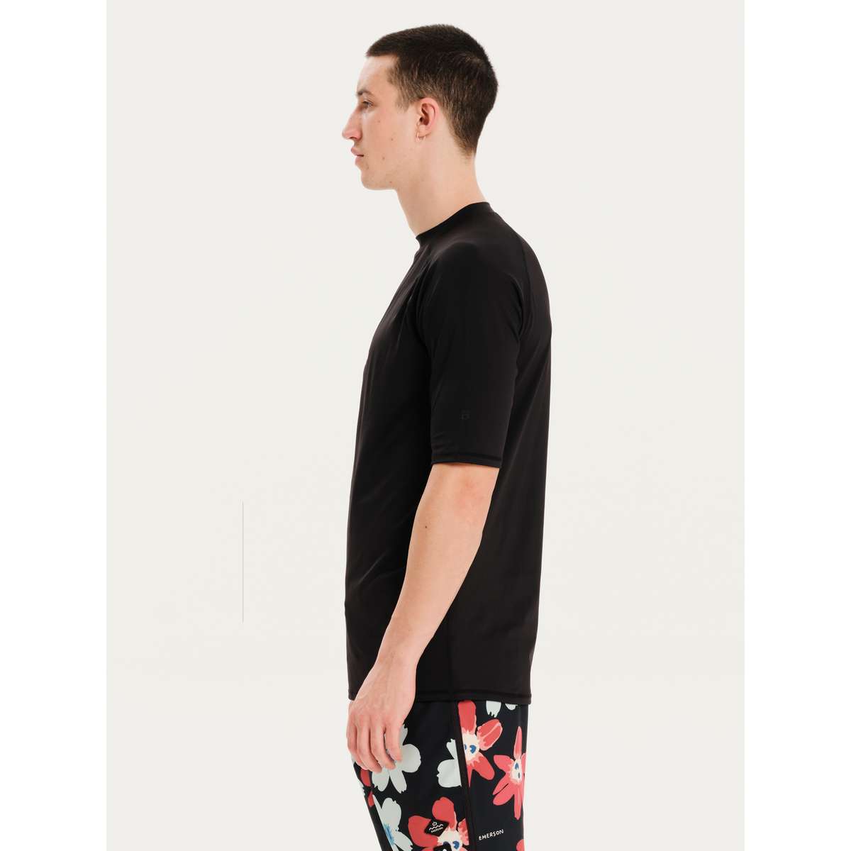 EMERSON MEN΄S POLYESTER ΑΝΤΙΗΛΙΑΚΗ ΜΠΛΟΥΖΑ RASHGUARD 251.EM56.02 BLACK