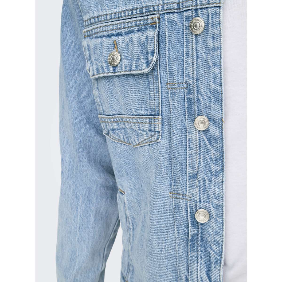 ONLY & SONS MEN΄S REGULAR FIT DUKE DENIM JACKET 22032035 LIGHT BLUE - Μπλε - S