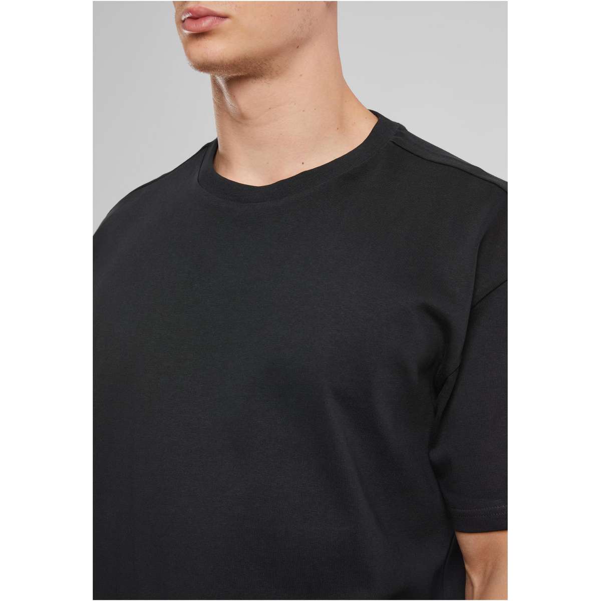 Urban Classics Men΄s Cotton Next Heavy Basic Loose fit Tee TB7557 Black - Μαύρο - M