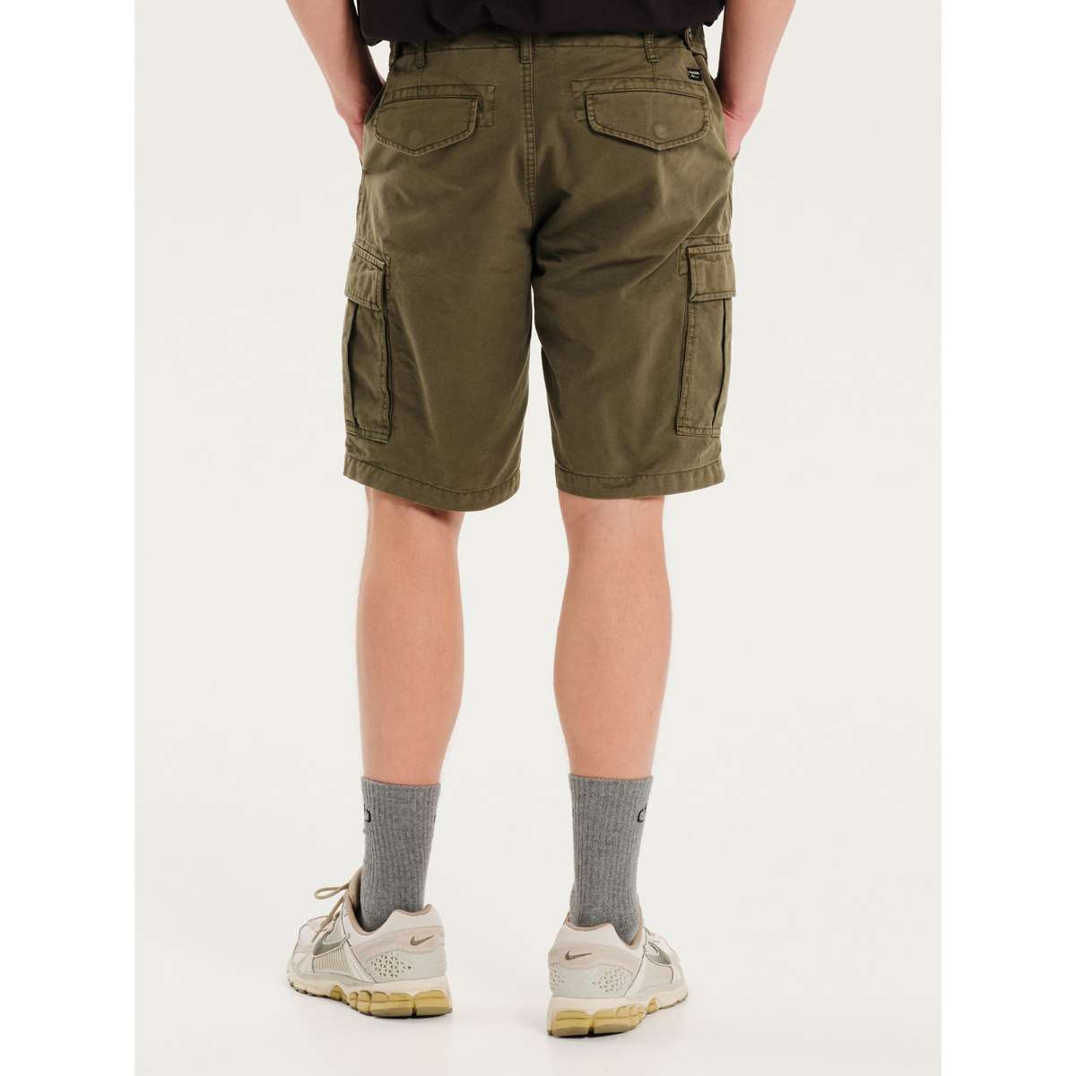 EMERSON MEN’S REGULAR FIT COTTON CARGO SHORTS 251.EM47.295 D.BEIGE