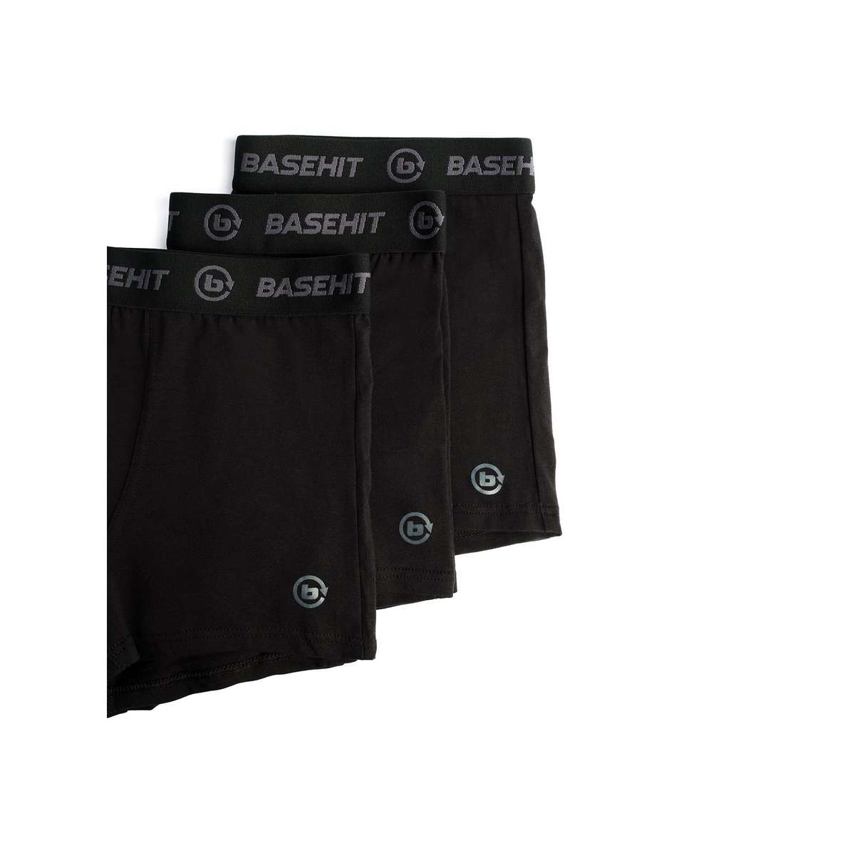 Basehit Ανδρικά Μποξεράκια Μαύρο 3Pack 242.BM06.07-BLACK