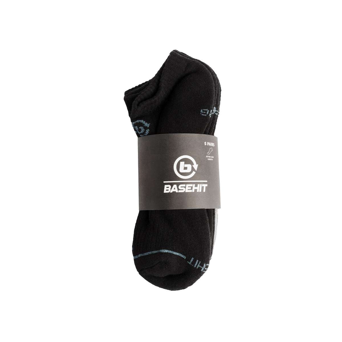 Basehit Κάλτσες Unisex 5Pack 242.BU08.47-BLACK-WHITE-GREY
