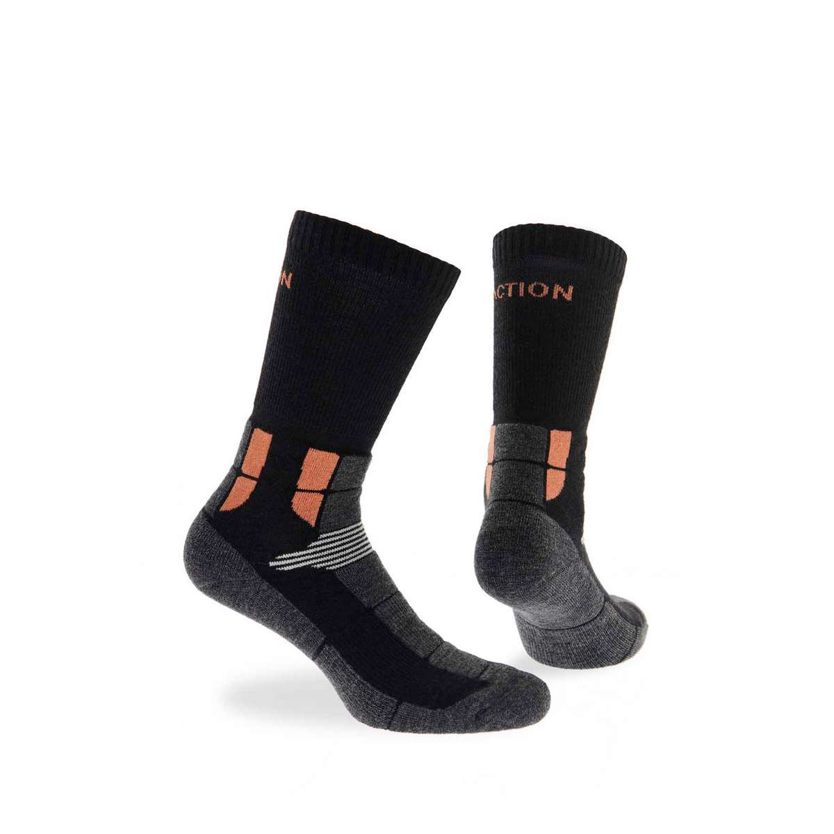 Walk Ανδρικές Ισοθερμικές Κάλτσες Μαύρες W222-02