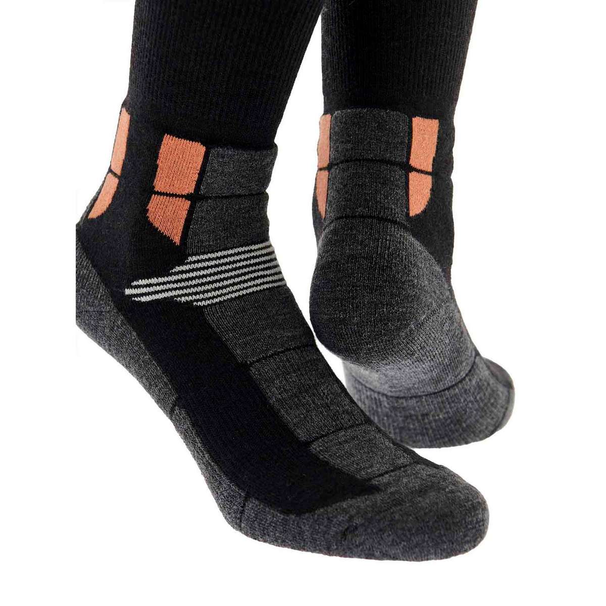 Walk Ανδρικές Ισοθερμικές Κάλτσες Μαύρες W222-02