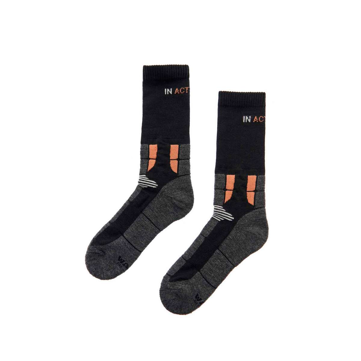 Walk Ανδρικές Ισοθερμικές Κάλτσες Μαύρες W222-02