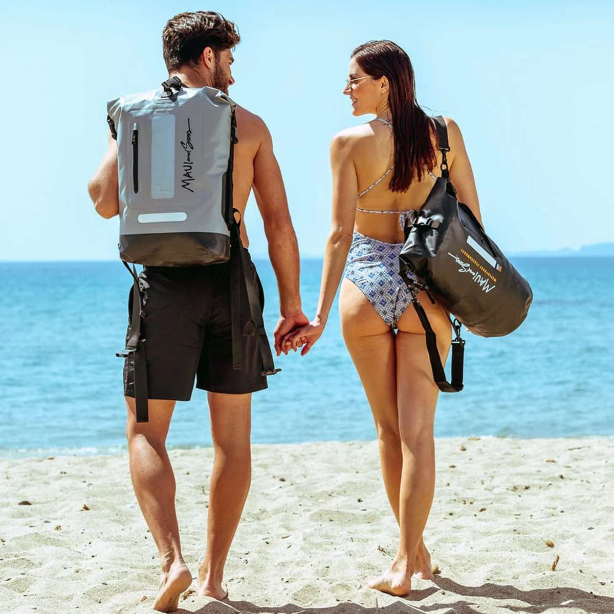 MAUI&SONS Στεγανό σακίδιο 30lt tarpaulin pvc μαύρο 2703