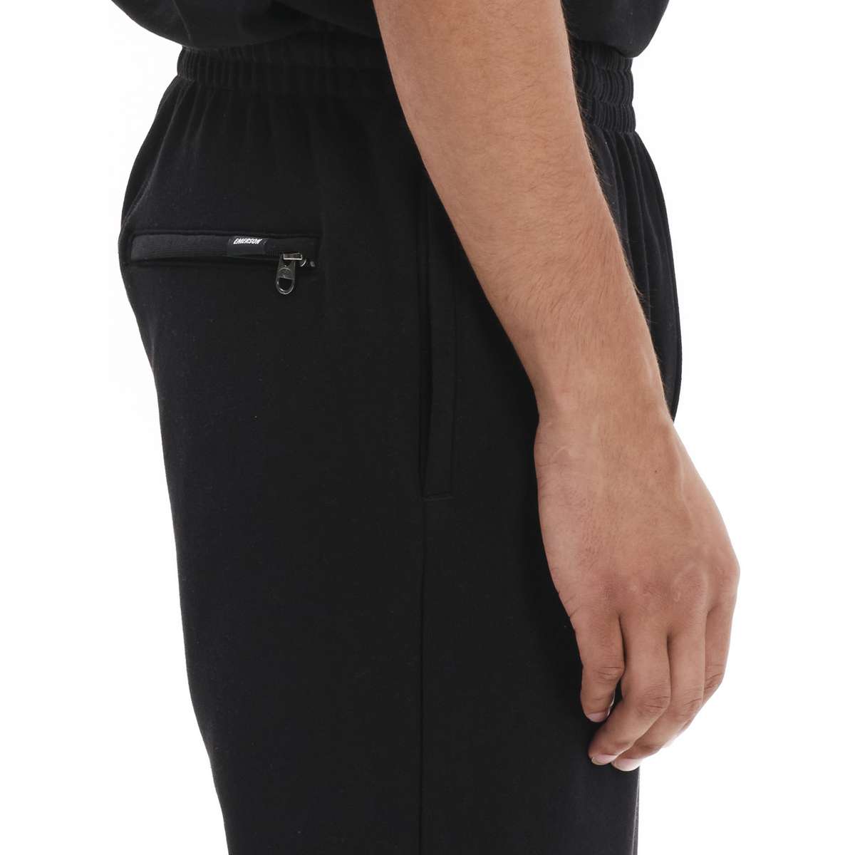 EMERSON MEN’S REGULAR FIT COTTON SWEAT PANTS 252.EM25.65-BLACK
