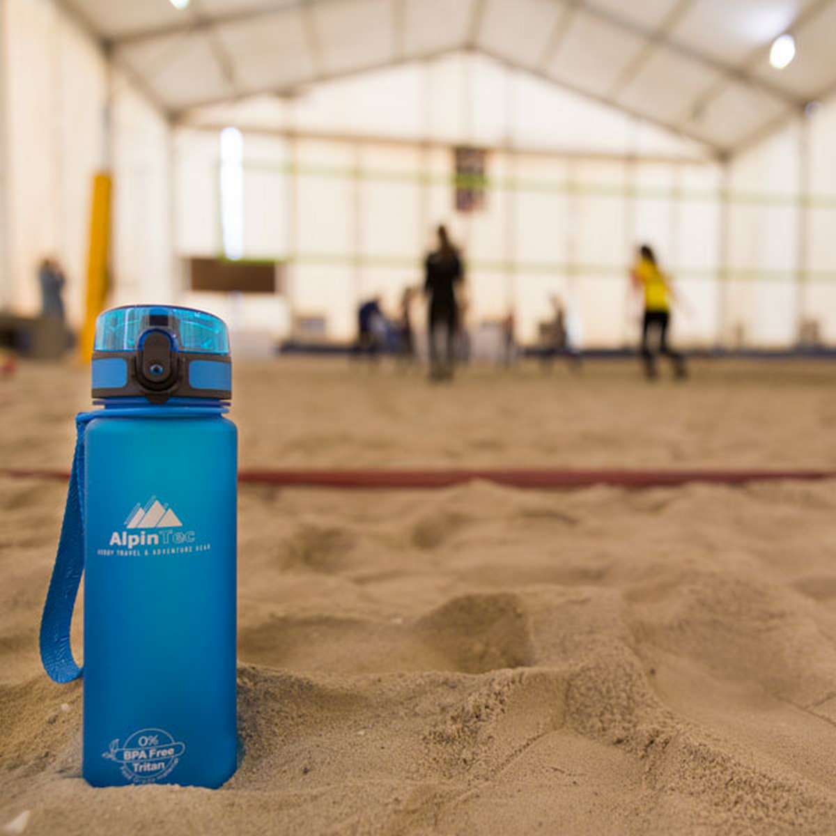 AlpinPro Πλαστικό Παγούρι 1000ml Μπλε Q-1000BE