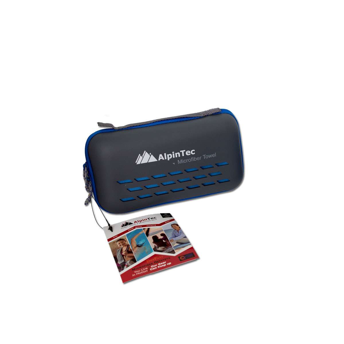 AlpinPro Dryfast Πετσέτα Σώματος Microfiber Μπλε 90x180εκ. MSXXL-BE