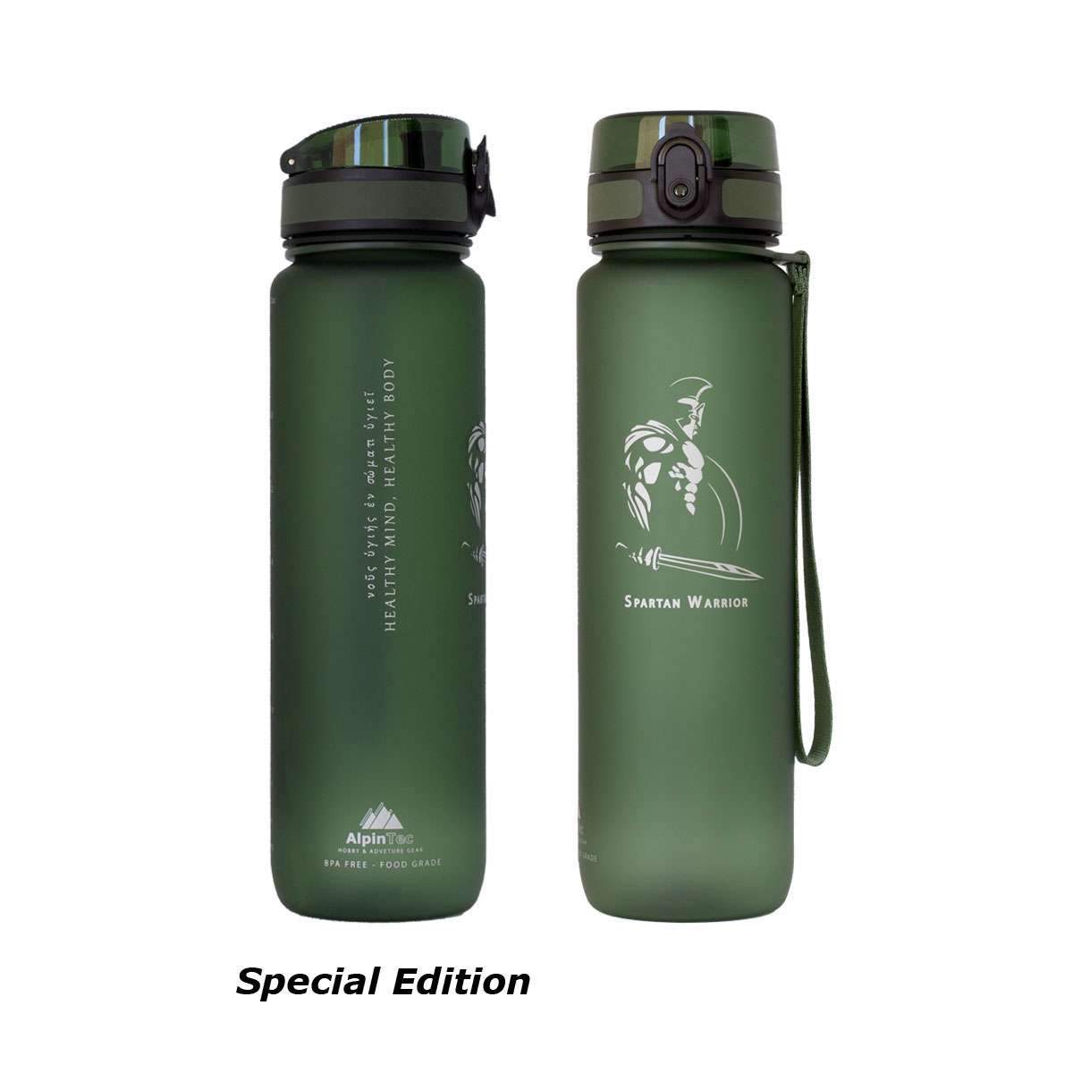 AlpinPro Q-1000SP Πλαστικό Παγούρι 1000ml Πράσινο 