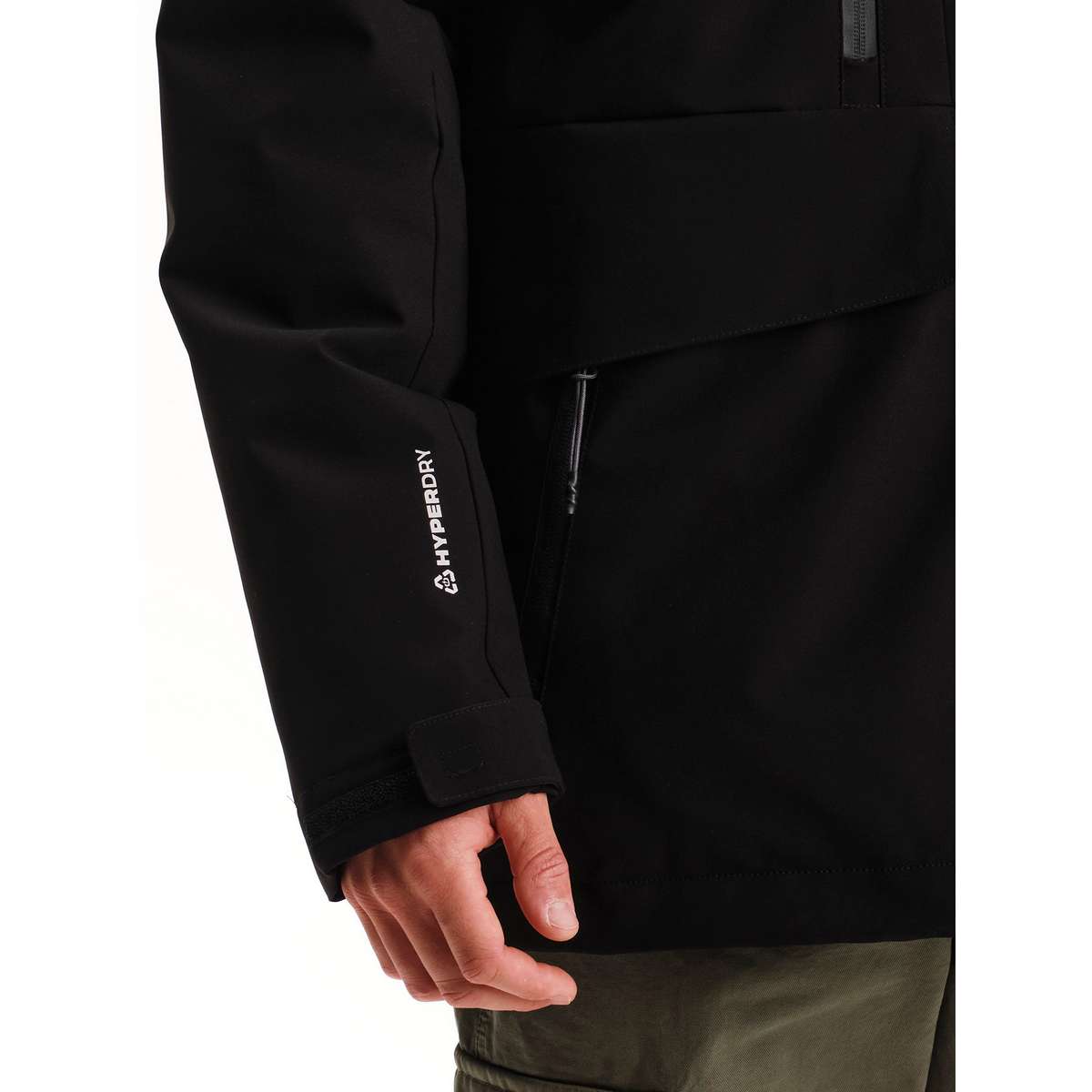 EMERSON MEN’S REGULAR FIT POLYESTER HOODED PARKA JACKET 252.EM10.29 BLACK