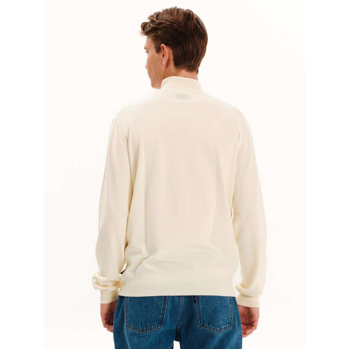 EMERSON MEN’S REGULAR FIT KNIT SWEATER 252.EM70.28 ECRU