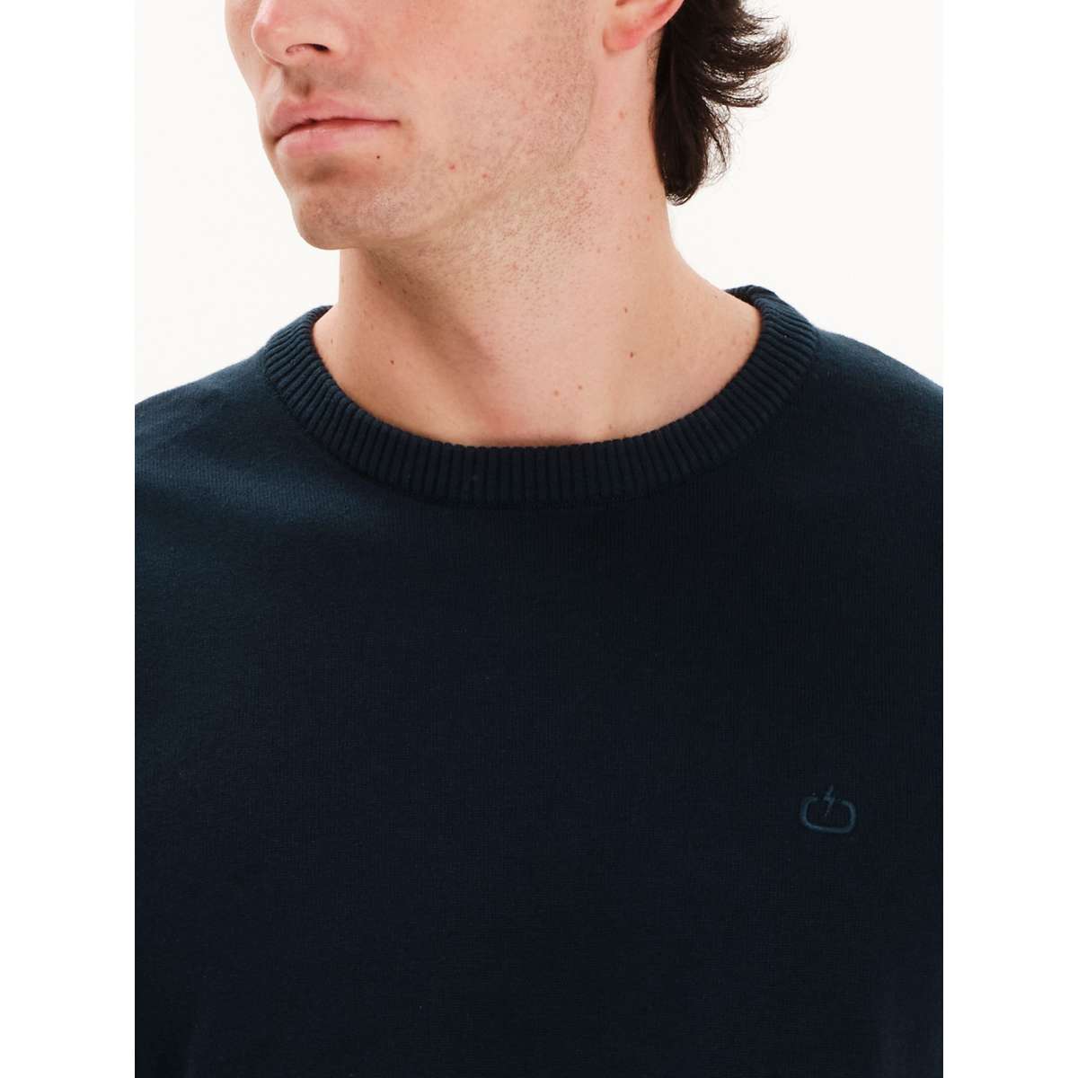 EMERSON MEN’S REGULAR FIT COTTON KNIT SWEATER 252.EM70.90 PETROL