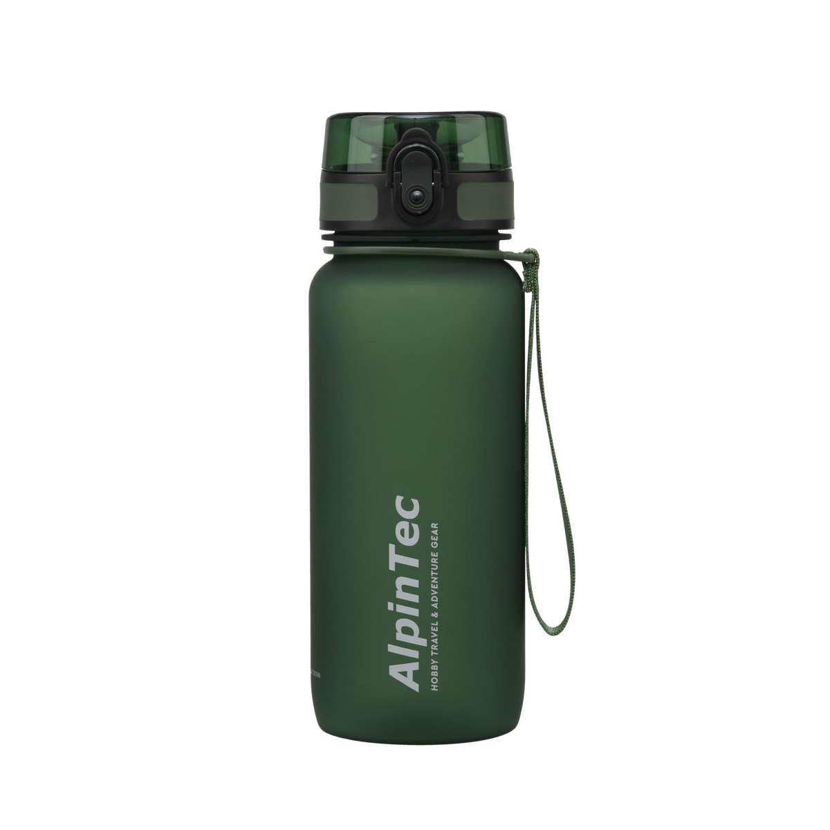 AlpinPro T-750 Αθλητικό Πλαστικό Παγούρι 650ml T-750DG Πράσινο