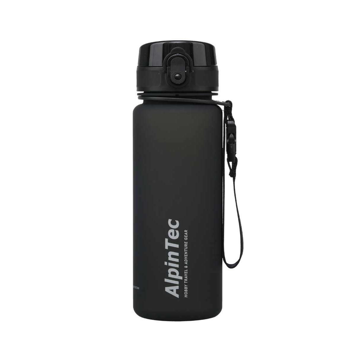 AlpinPro T-750 Αθλητικό Πλαστικό Παγούρι 650ml T-750BL Μαύρο