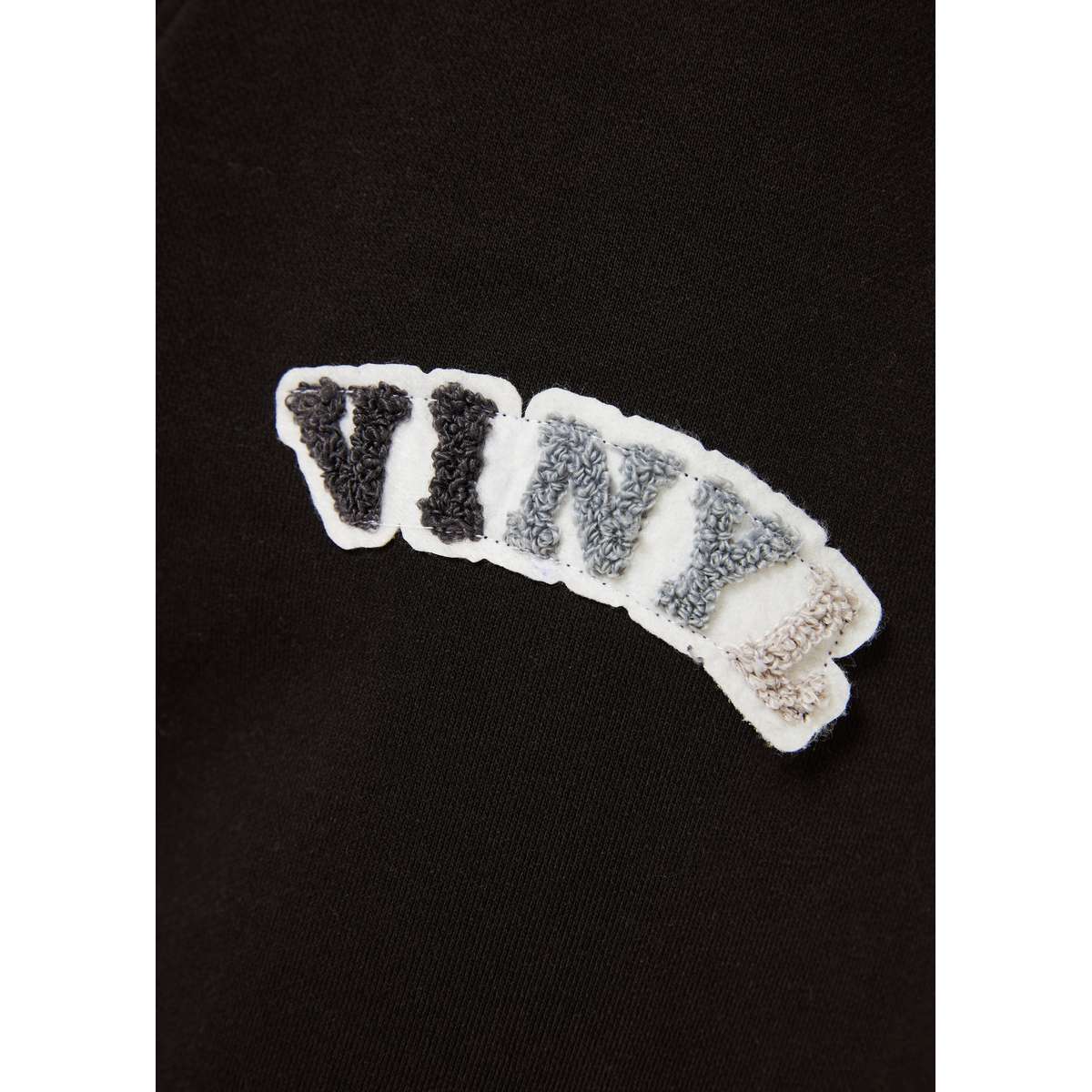 VINYL ART CLOTHING MENS REGULAR FIT COTTON PATCH PUFF LOGO SWEATPANTS BLACK 03714-01