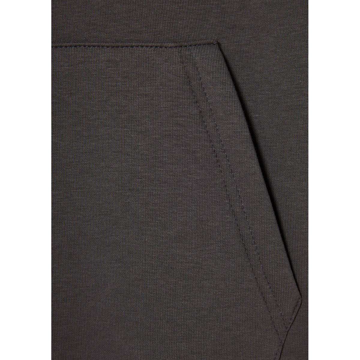 VINYL ART CLOTHING MENS OVERSIZE FIT COTTON EMBLEM HOODIE GREY 84815-09