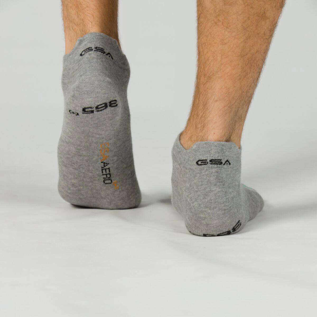 GSA MEN΄S ORGANICPLUS [+] 365 ULTRALIGHT SPORTS SOCKS 3PACK BLACK-GREY-WHITE