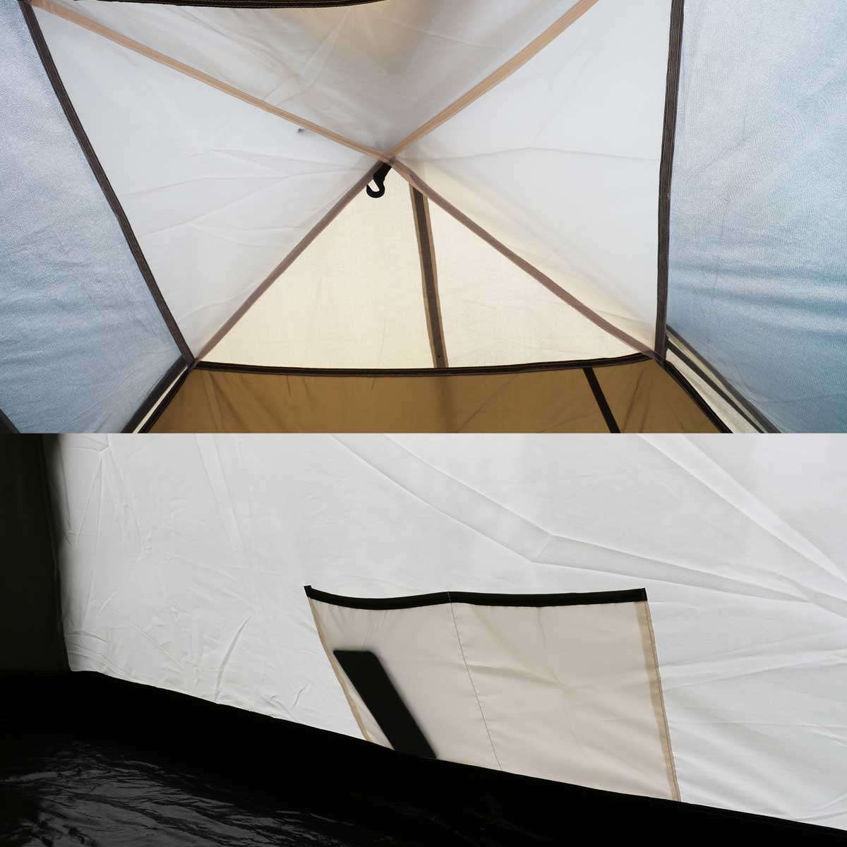 AlpinPro Earth 4 Χειμερινή Σκηνή Camping Igloo Πράσινη για 4 Άτομα 16004SND