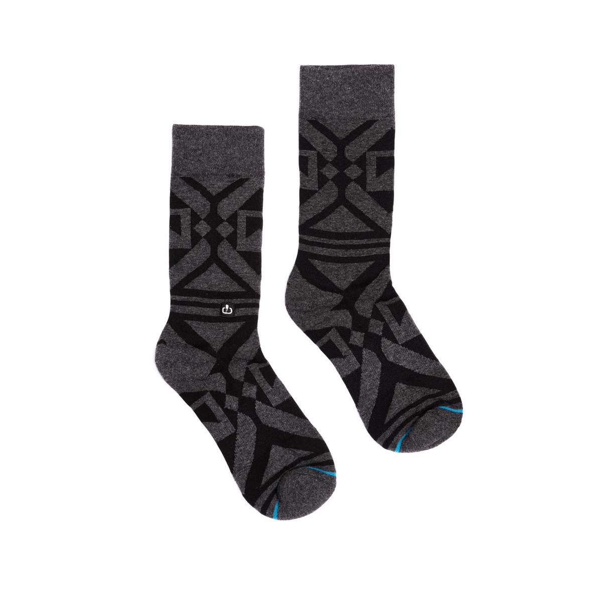 Emerson Ανδρικές Κάλτσες με Σχέδια Γκρι 1 Pack 202.EU08.24 PR 1001 GREY ML/BLACK