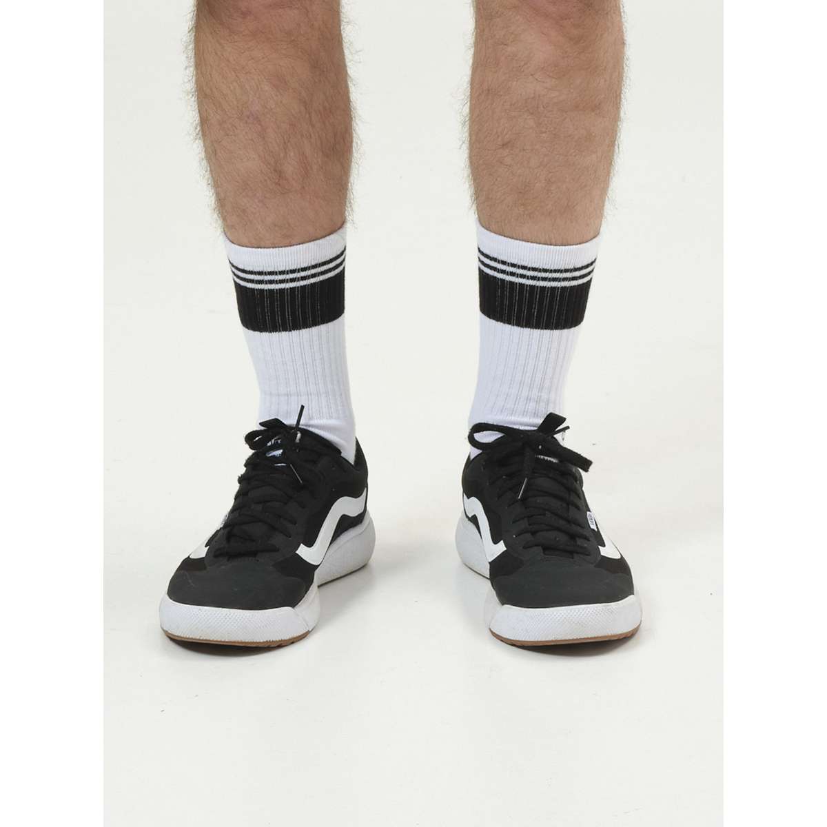 Basehit Ανδρικές Μονόχρωμες Κάλτσες Λευκές 1-PACK 202.BU08.08-WHITE-BLACK - Λευκό - 43-46