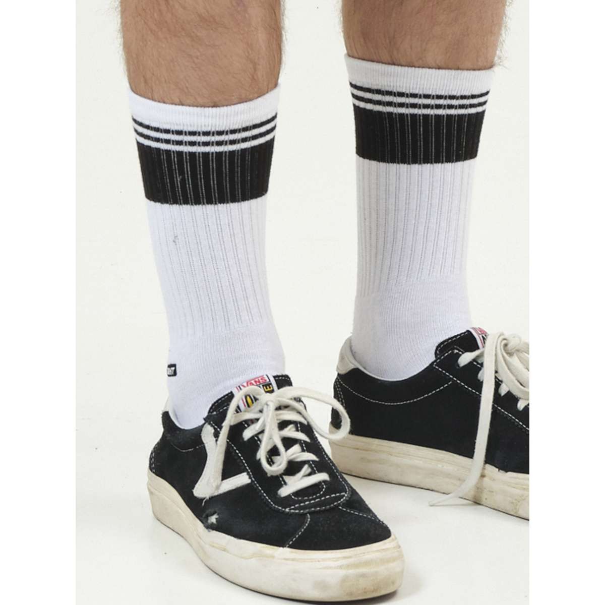 Basehit Ανδρικές Μονόχρωμες Κάλτσες Λευκές 1-PACK 202.BU08.08-WHITE-BLACK - Λευκό - 43-46