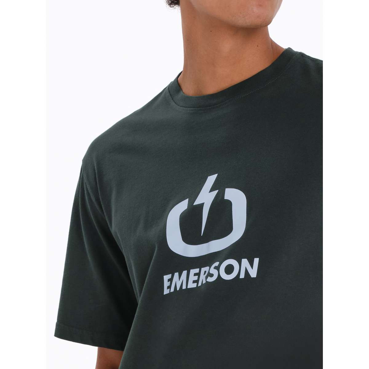 EMERSON LOGO MEN΄S REGULAR FIT COTTON T-SHIRT 261.EM33.01-FOREST-TEAL