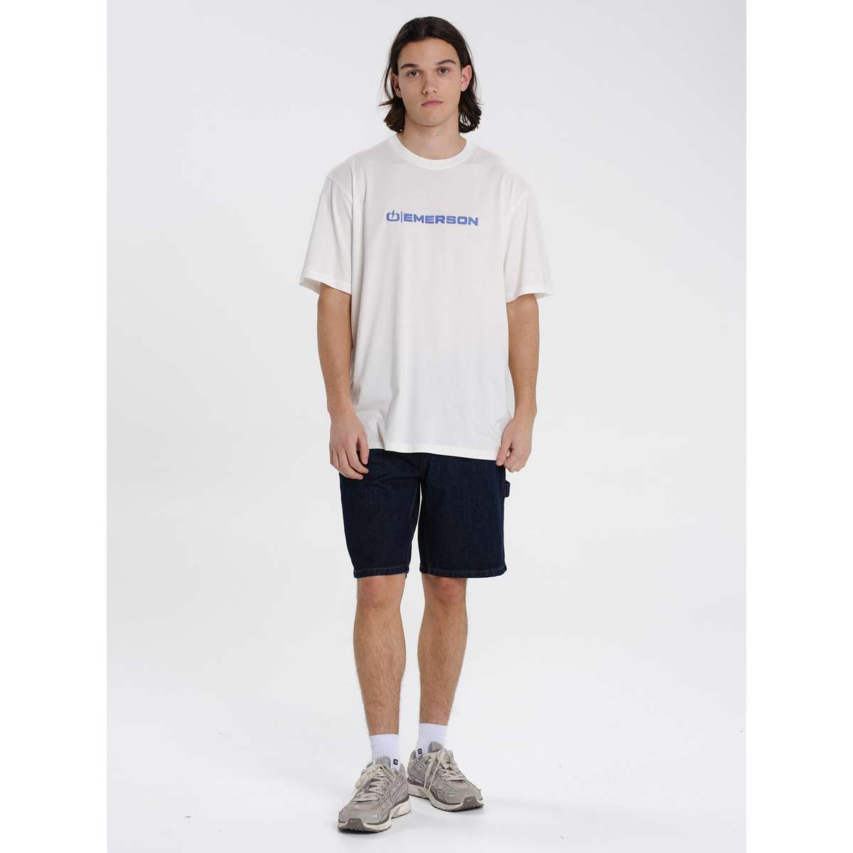 EMERSON LOGO MEN΄S REGULAR FIT COTTON T-SHIRT 261.EM33.03-FROSTY-WHITE - Λευκό - M