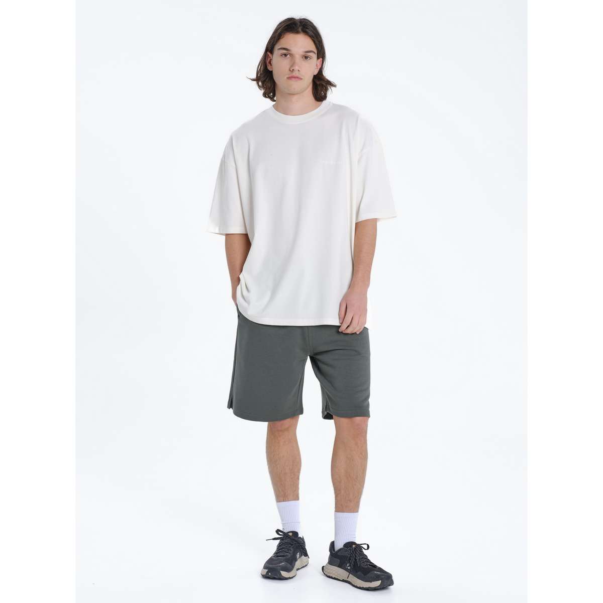 EMERSON MEN΄S OVERSIZED FIT COTTON T-SHIRT 261.EM33.100-OFF WHITE - Λευκό - S