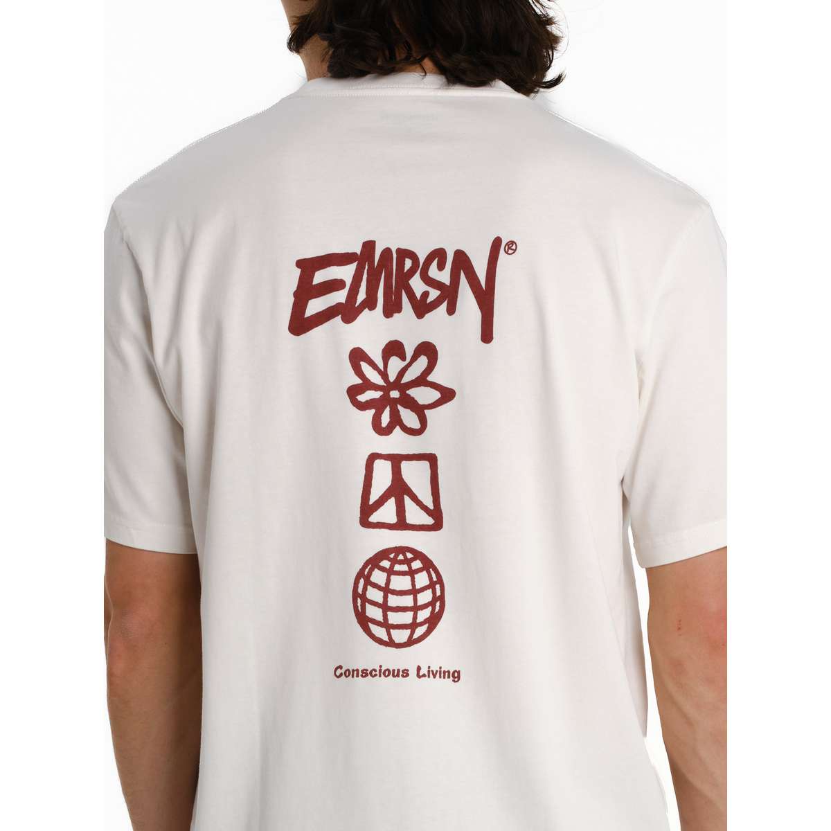 EMERSON MEN΄S REGULAR FIT COTTON T-SHIRT 261.EM33.47-OFF WHITE