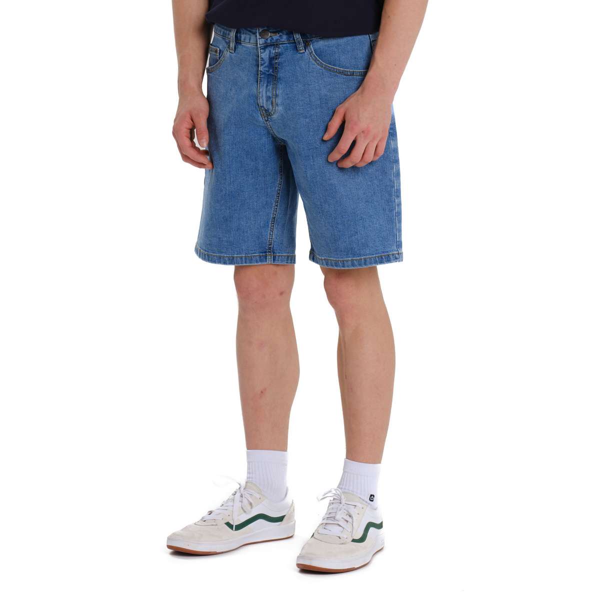 EMERSON MEN’S COTTON STRETCH DENIM SHORTS 261.EM45.109-BLUE