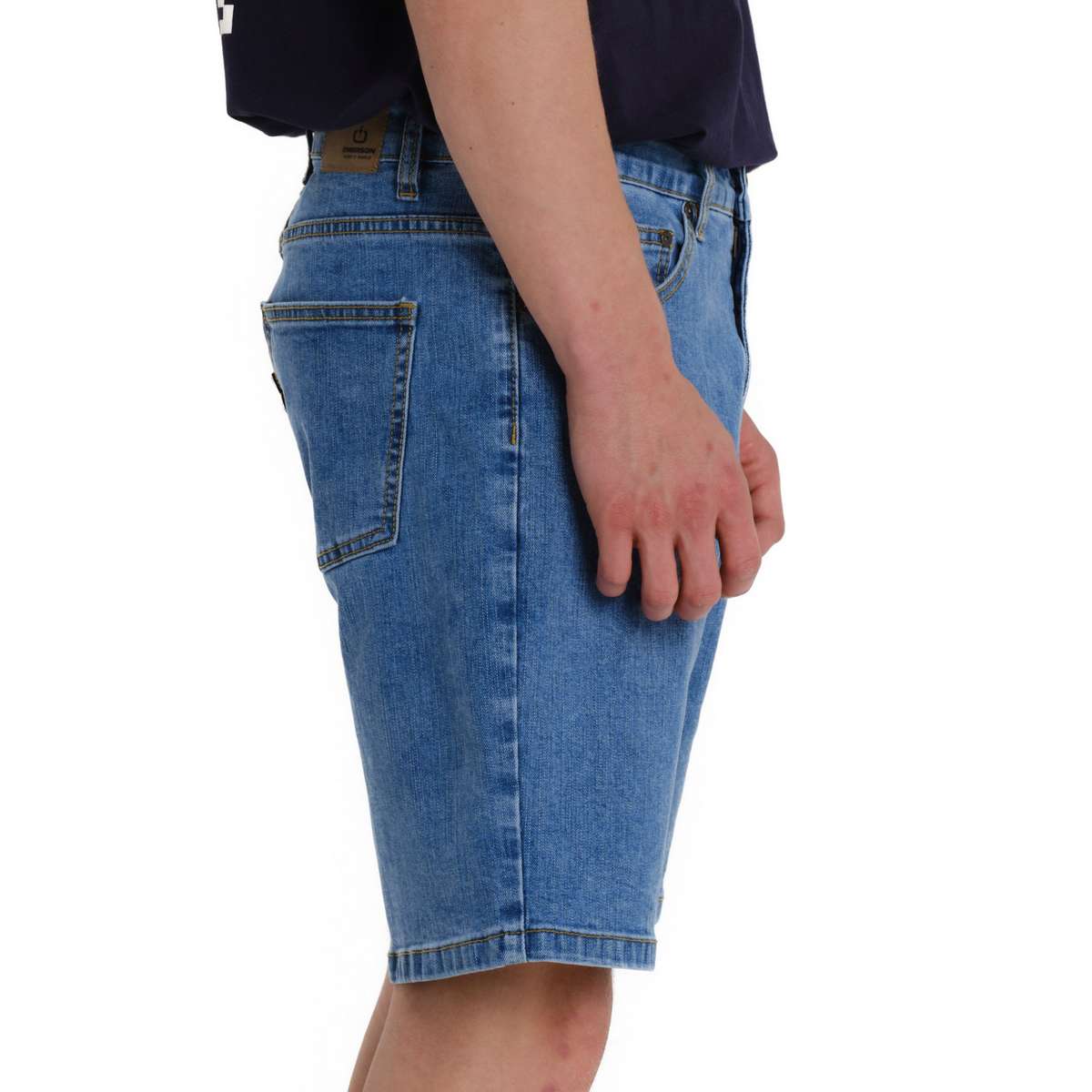 EMERSON MEN’S COTTON STRETCH DENIM SHORTS 261.EM45.109-BLUE