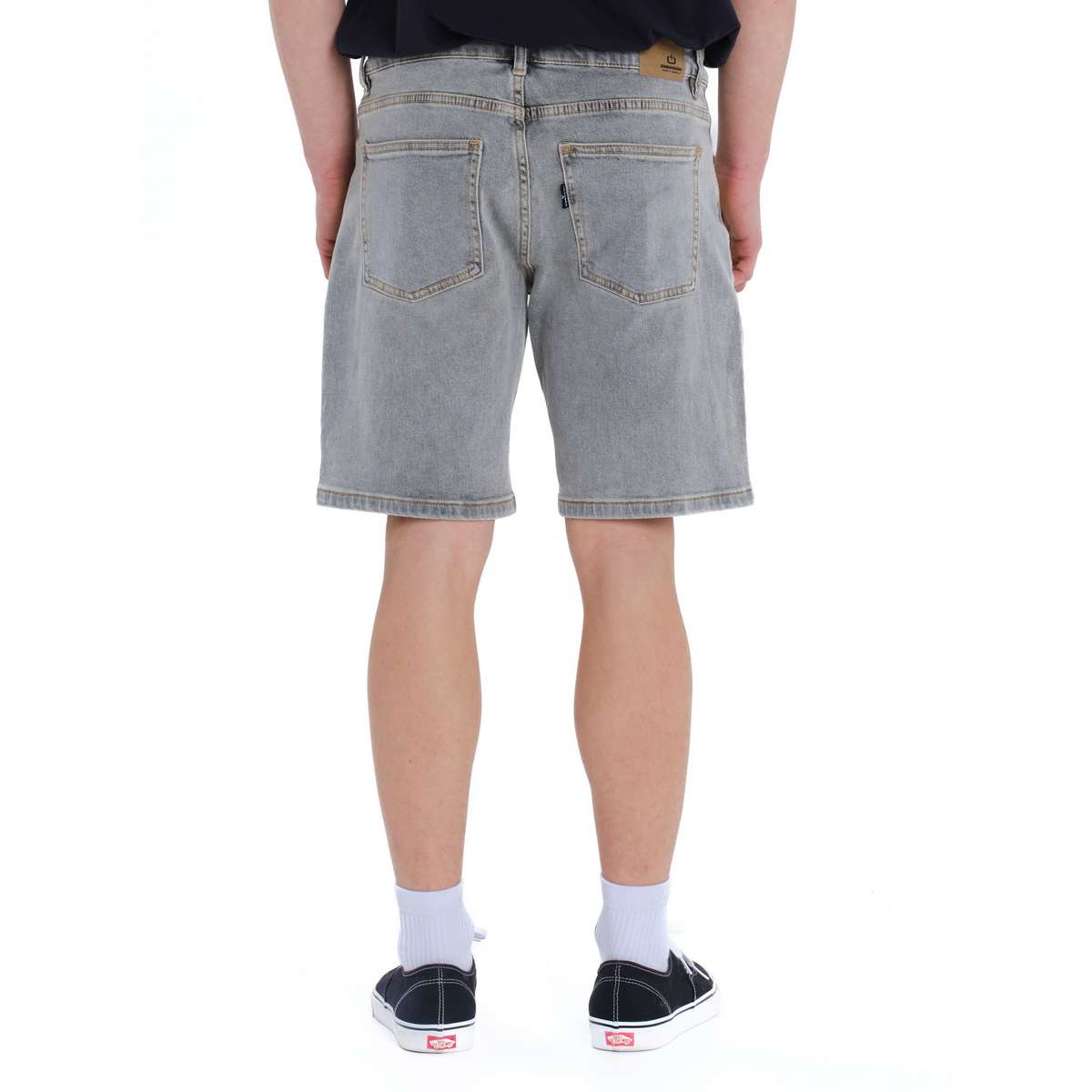 EMERSON MEN’S COTTON STRETCH DENIM SHORTS 261.EM45.209-LIGHT-GREY